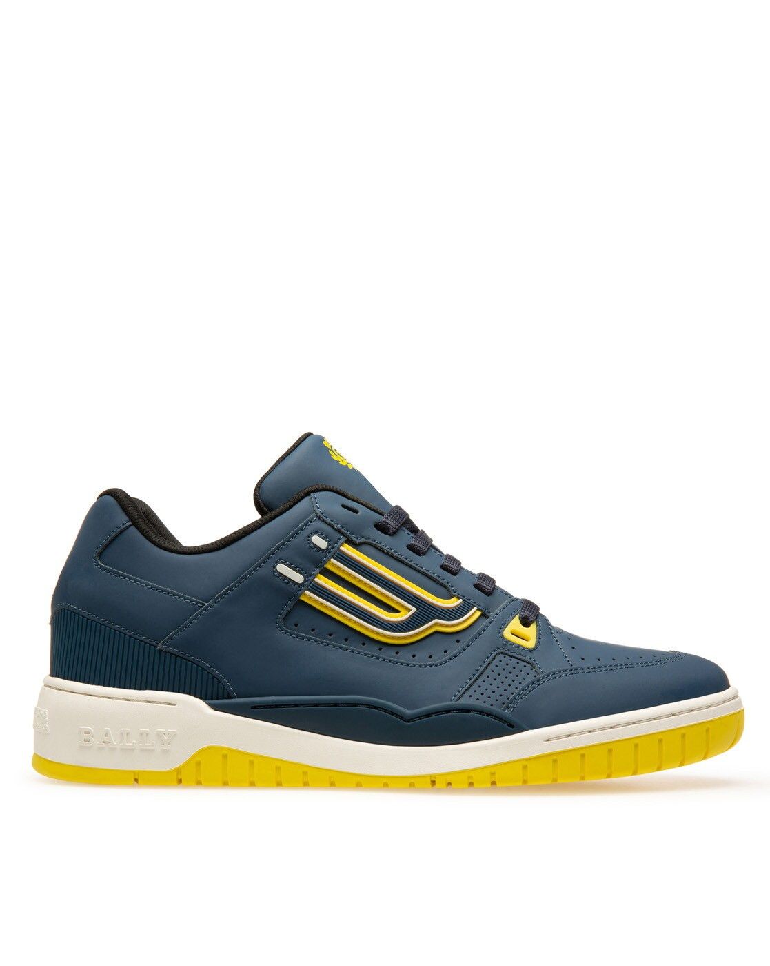 o1y1224 Panelled Low-Top Sneakers in Navy