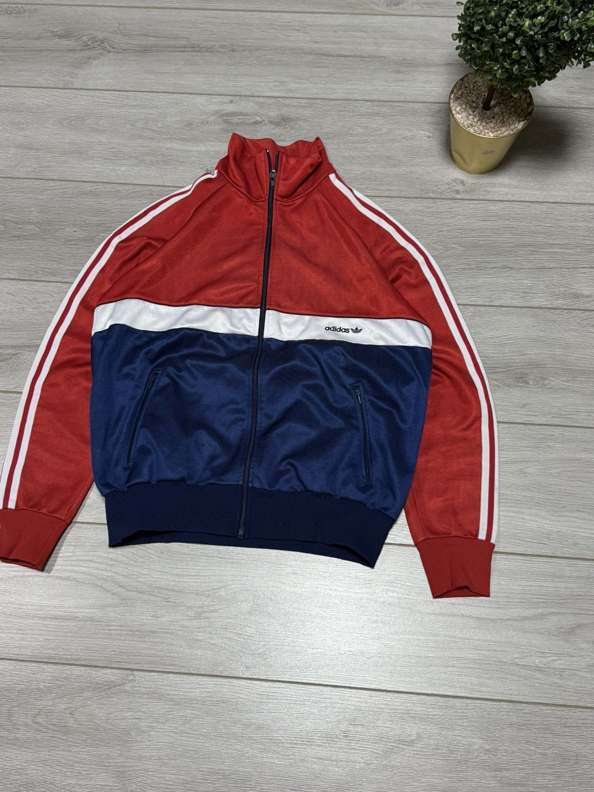 Adidas Adidas West Germany track jacket zip stripes Size US M / EU 48-50 / 2 - 2 Thumbnail