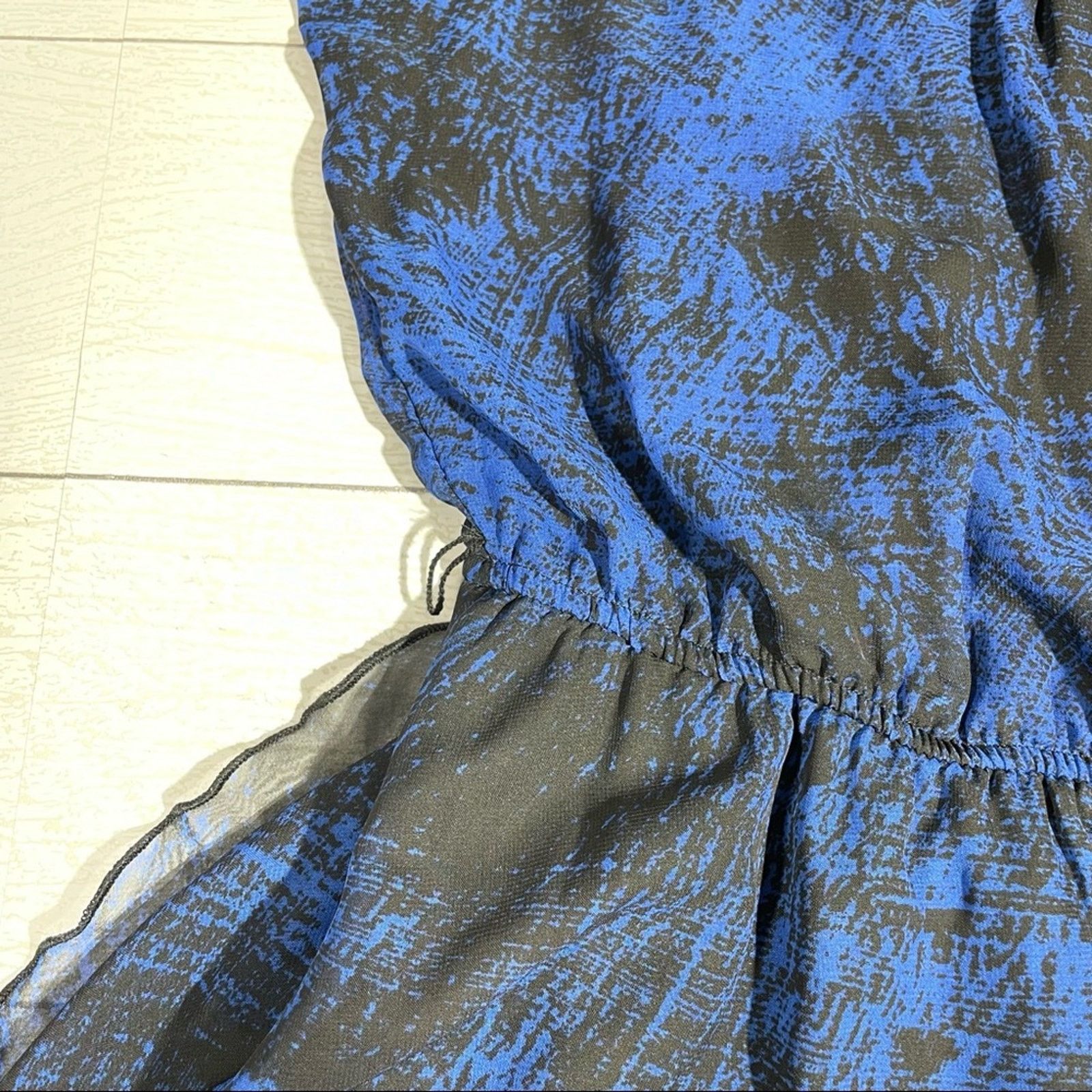 Other TRIXXI Black and Blue High Low Cut Dress Size Large Size L / US 10 / IT 46 - 8 Thumbnail