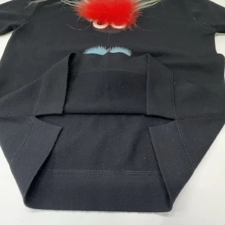 Fendi Fendi Little Devil Embroidered Sweater for Women -2507 Size S / US 4 / IT 40 - 9 Thumbnail