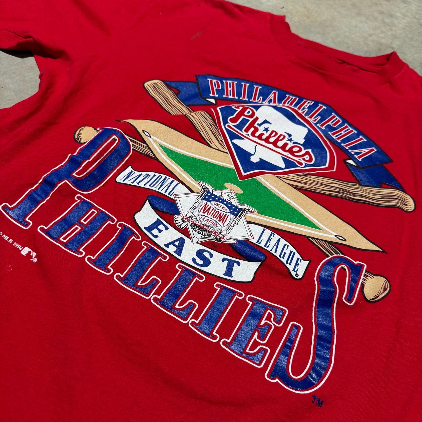 Nutmeg Vintage Nutmeg Phillies Tee XL Size US XL / EU 56 / 4 - 3 Thumbnail