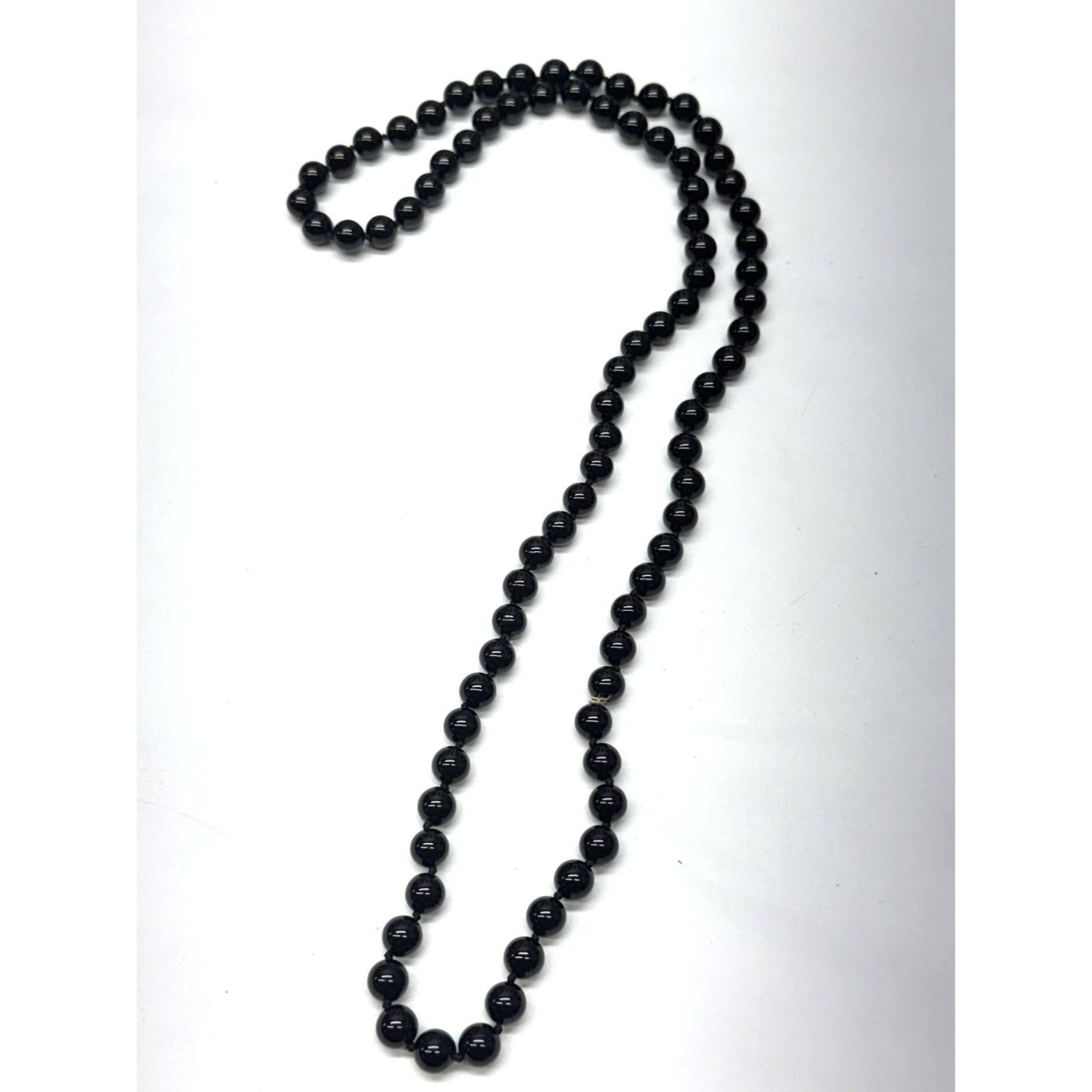 Vintage Vintage black glass beaded necklace Size ONE SIZE - 1 Thumbnail