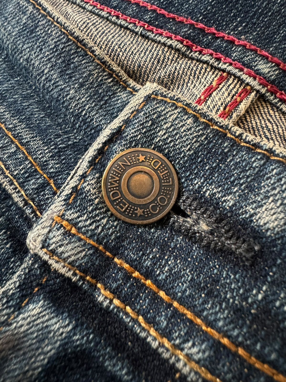 Edwin Vintage Edwin International Distressed Jeans Big Size Denim Size US 41 - 6 Thumbnail