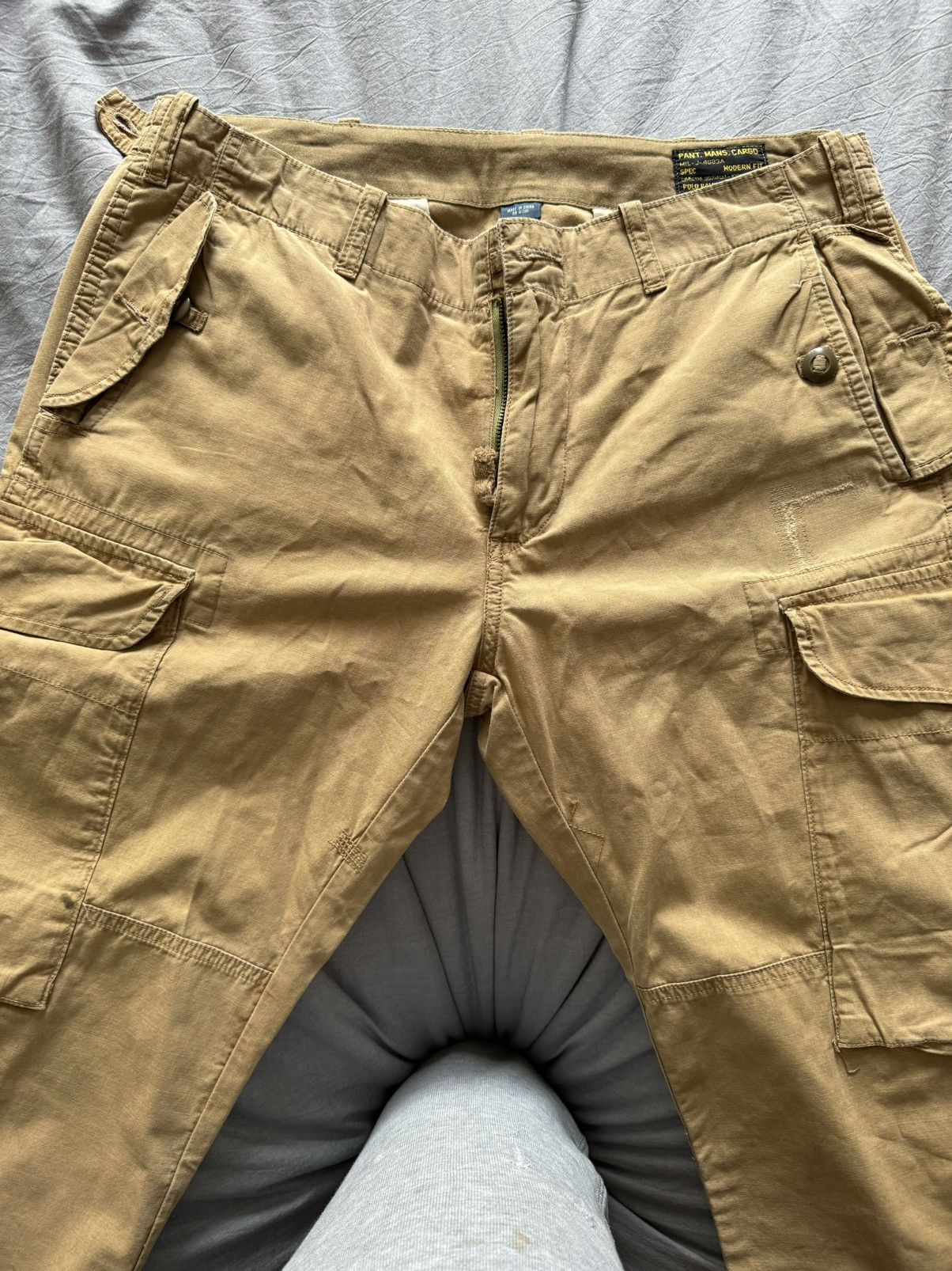 Polo Ralph Lauren Vintage Polo Ralph Lauren Cargo Pants RRL BEAR Size US 34 / EU 50 - 2 Thumbnail
