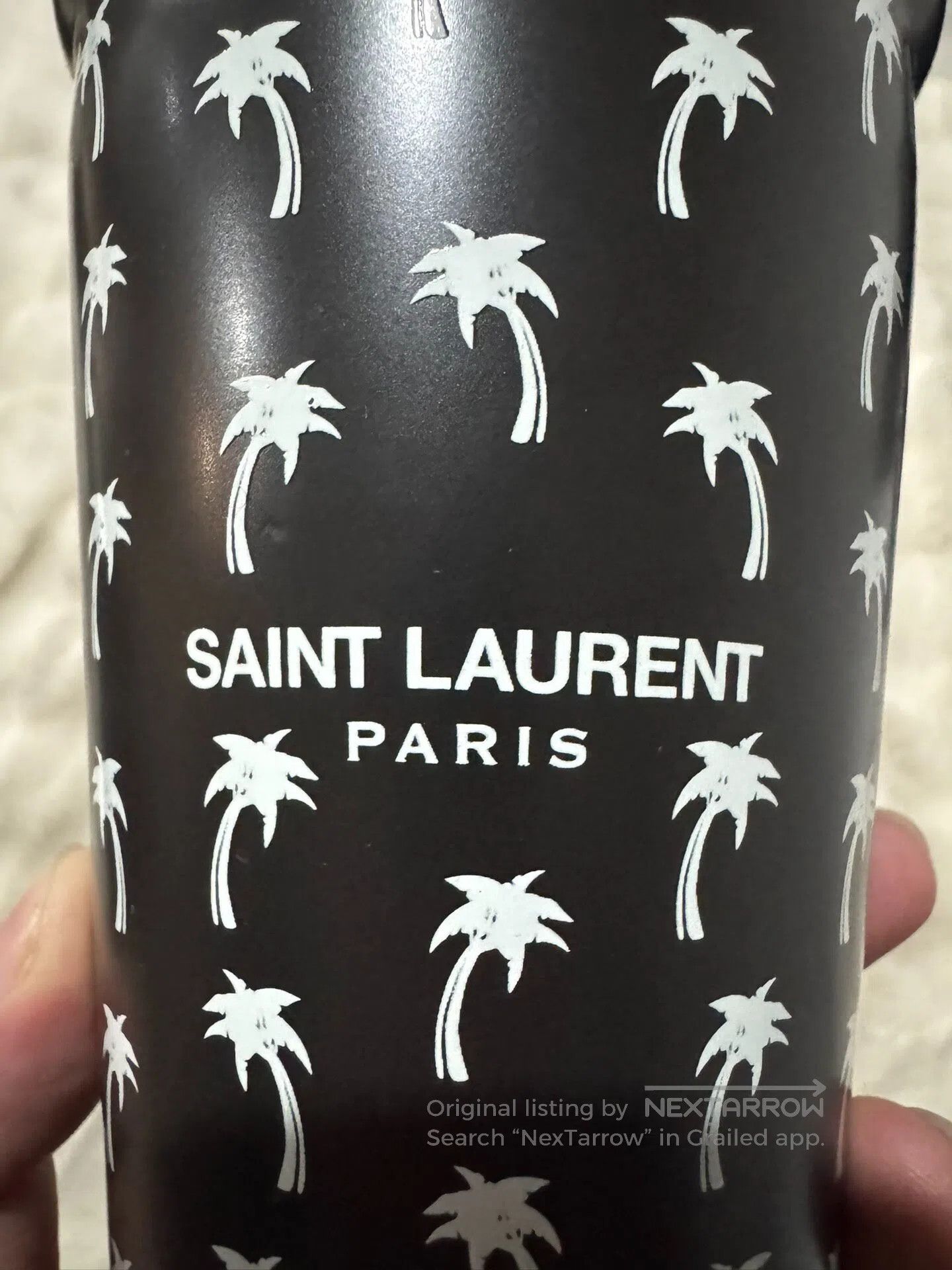 Saint Laurent Paris Saint Laurent Paris Palm Tree Water Cup| Size ONE SIZE - 3 Thumbnail