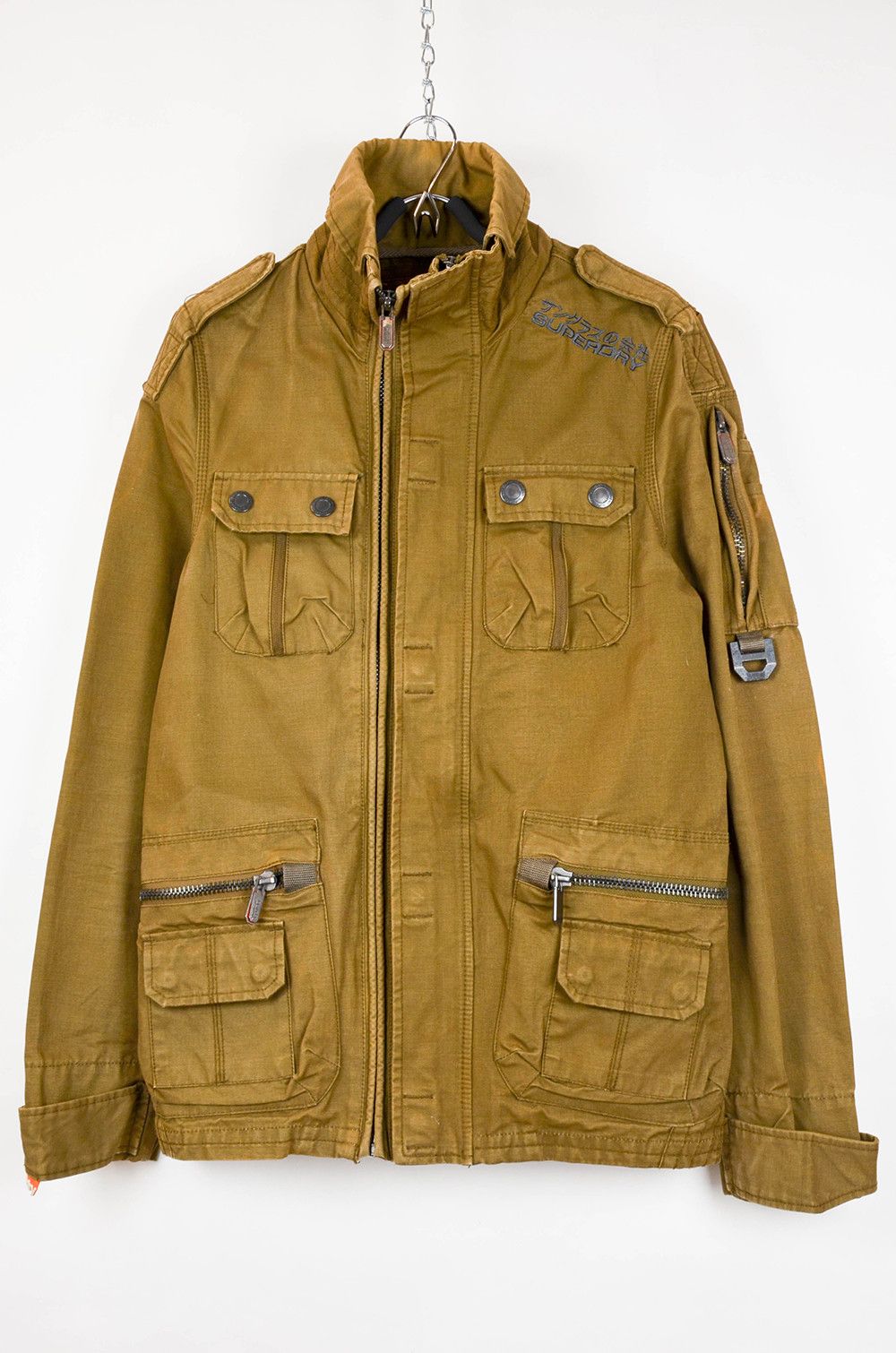 Superdry Superdry Blackwatch Military Cotton Jacket – Khaki – Size M Size US M / EU 48-50 / 2 - 1 Thumbnail