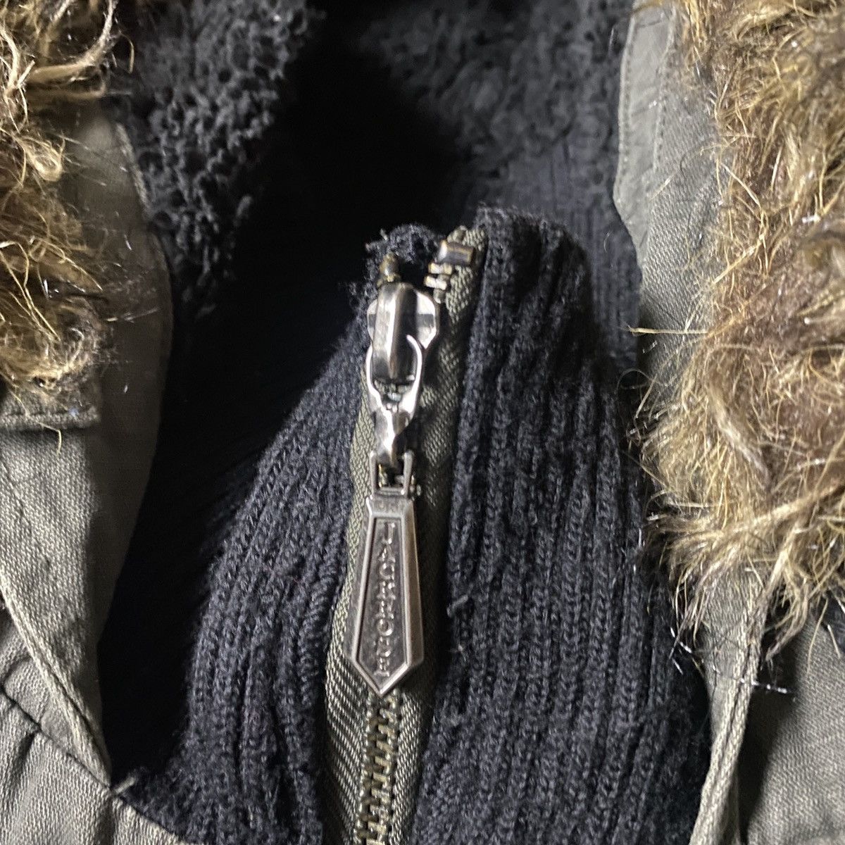 If Six Was Nine 2000's Jackrose Japanese Fur Raccoon Bomber Jacket Size US M / EU 48-50 / 2 - 6 Thumbnail