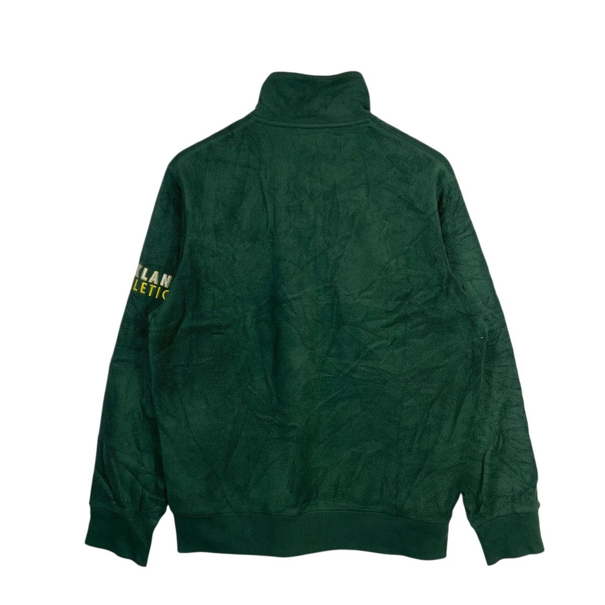 MLB Vintage Oakland Athletics MLB Quarter Zip Fleece Pullover Size US XL / EU 56 / 4 - 4 Thumbnail