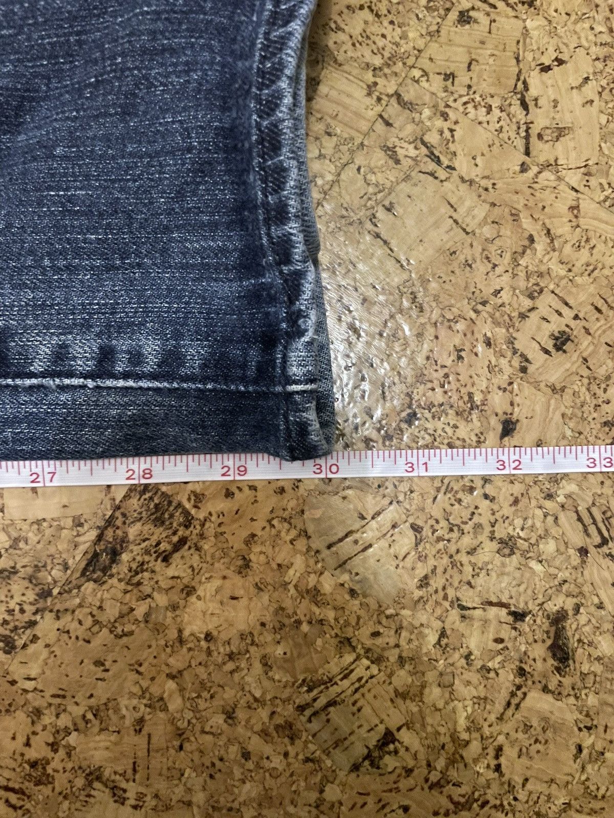 7 For All Mankind Distressed Bootcut Low Rise Denim Size US 34 / EU 50 - 8 Thumbnail