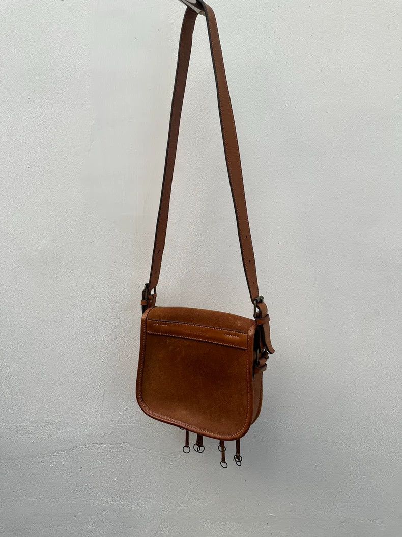 Comme des Garcons Comme Des Garcons Cowhide satchel with tassel and iron ring Size ONE SIZE - 6 Thumbnail