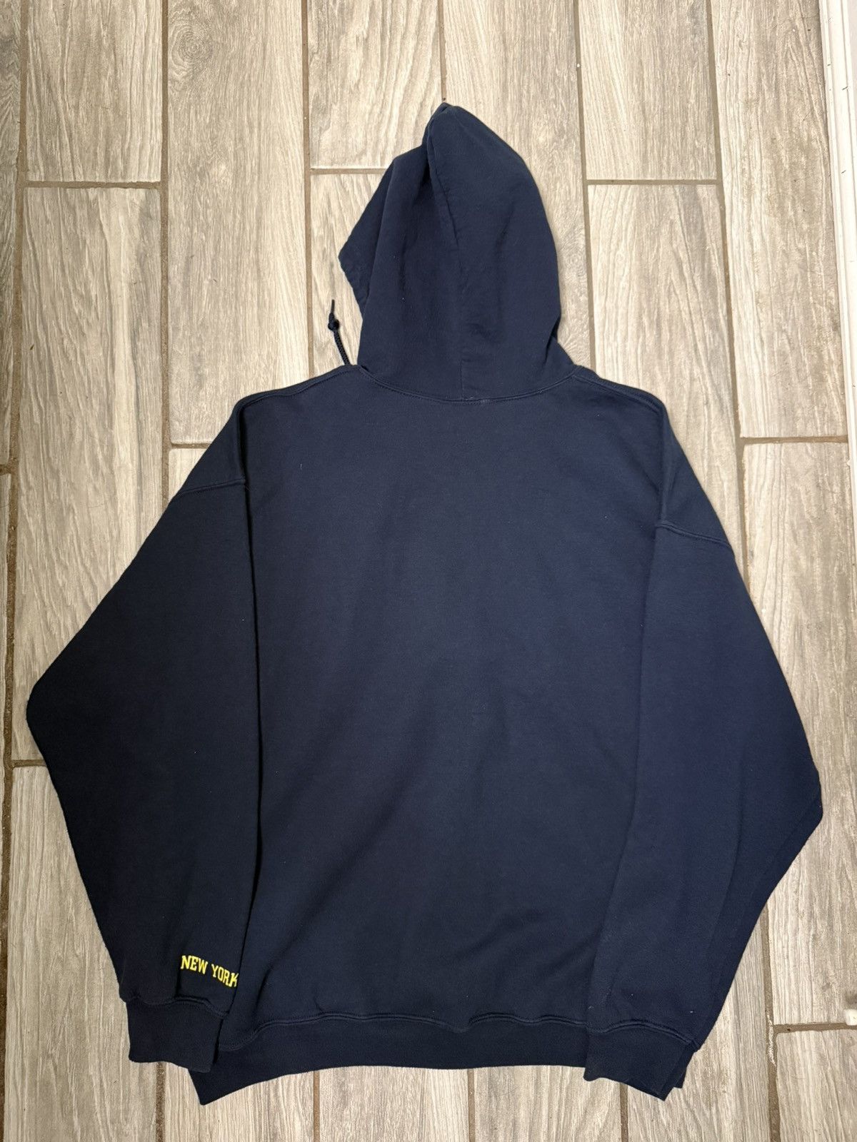 Hard Rock Cafe Hard Rock Cafe New York City Zip Up Jacket Navy Blue/Yellow Size US XL / EU 56 / 4 - 5 Thumbnail