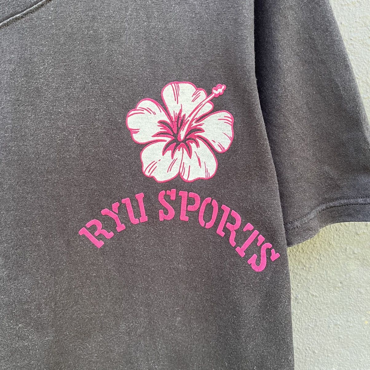 Sun Surf Thrashed Faded Ryu Sport Japanese Brand Oversize Tee Size US M / EU 48-50 / 2 - 4 Thumbnail