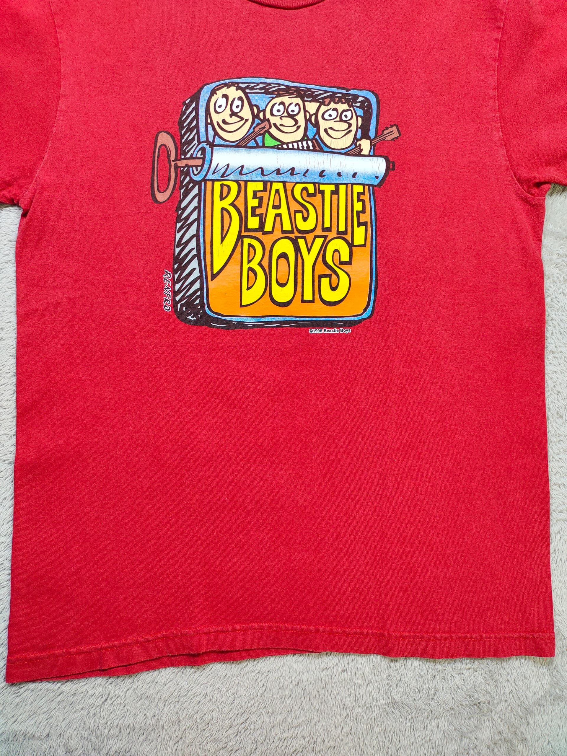 Band Tees VINTAGE 1998 BEASTIE BOYS SARDINE CAN RENFRO T SHIRT Size US S / EU 44-46 / 1 - 8 Thumbnail