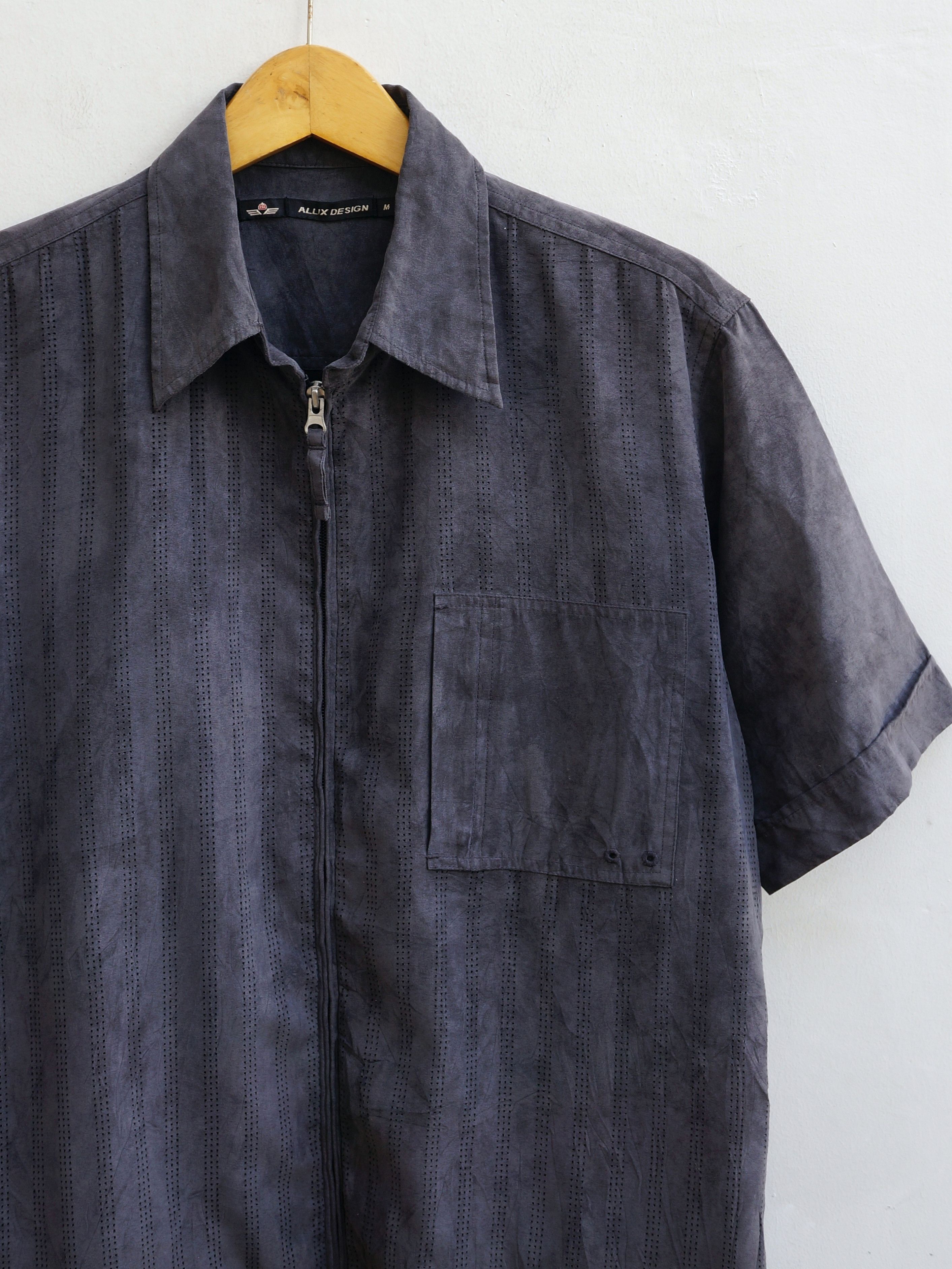 Japanese Brand Allix Design Zippered Shirt Size US M / EU 48-50 / 2 - 2 Thumbnail