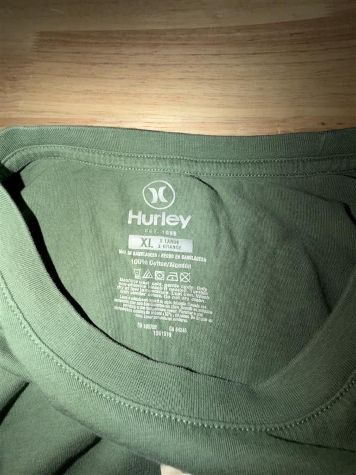 Hurley Hurley Surf Enjoy Tee Size 2XL 2010s Green Beach Graphic Size US XL / EU 56 / 4 - 3 Thumbnail