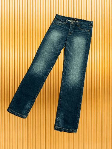 Quiksilver × Vintage Jean Distressed Faded Navy Jeans Size 28" / US 6 / IT 42 - 1 Thumbnail