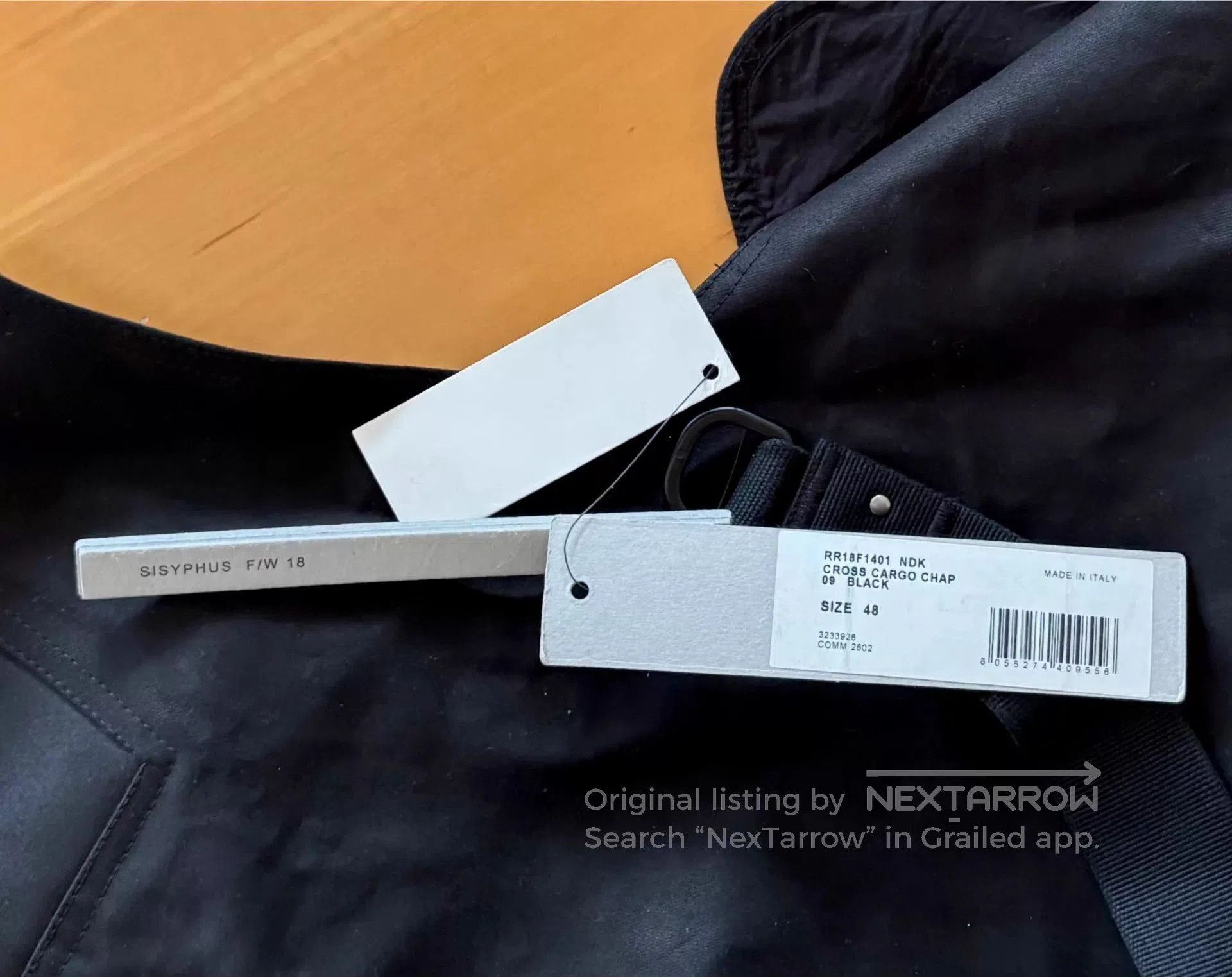 Rick Owens Black High Neck Long Sleeve Top. Size US M / EU 48-50 / 2 - 7 Thumbnail