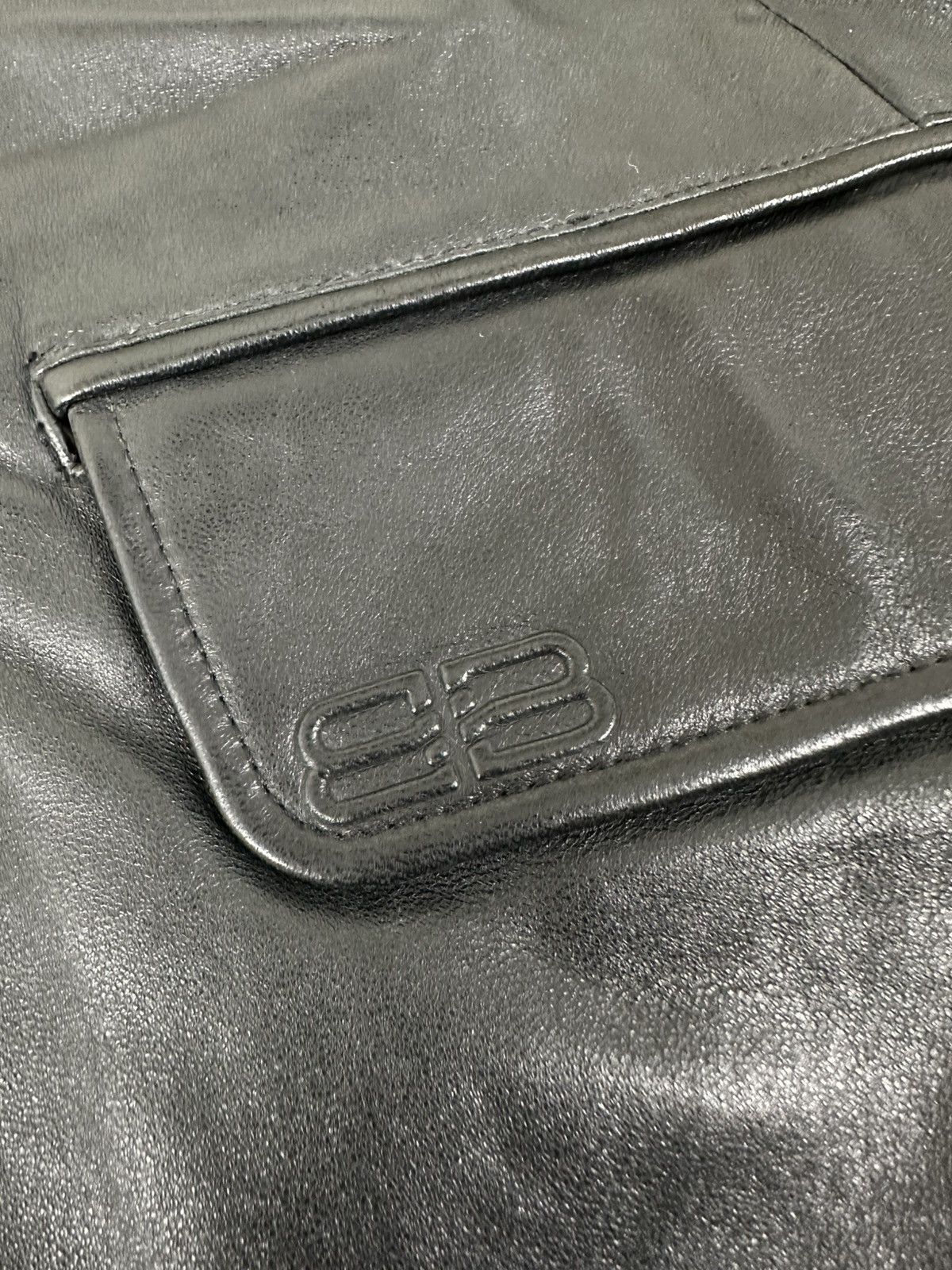 Balenciaga Balenciaga - Nicolas Ghesquiere 1997 Zip-Up Leather Jacket Size US M / EU 48-50 / 2 - 9 Thumbnail