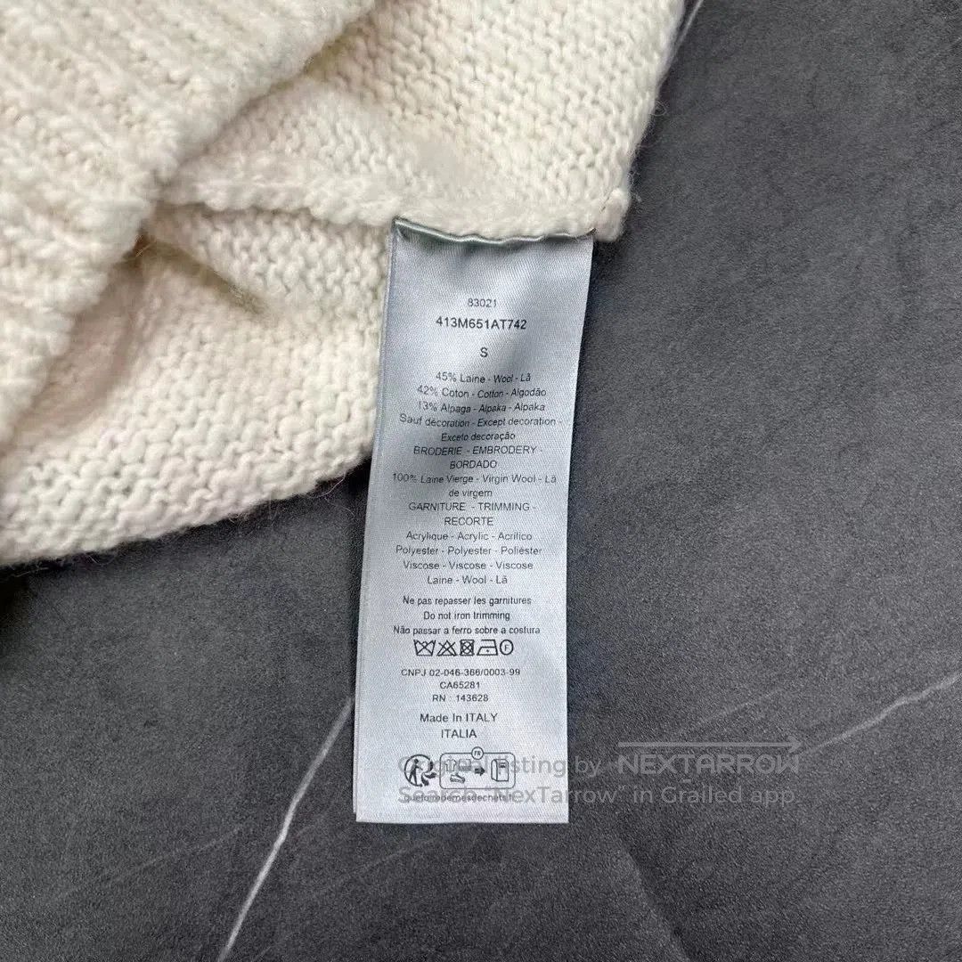Dior dior ss24 dragon year limited knit sweater. Size US S / EU 44-46 / 1 - 8 Thumbnail