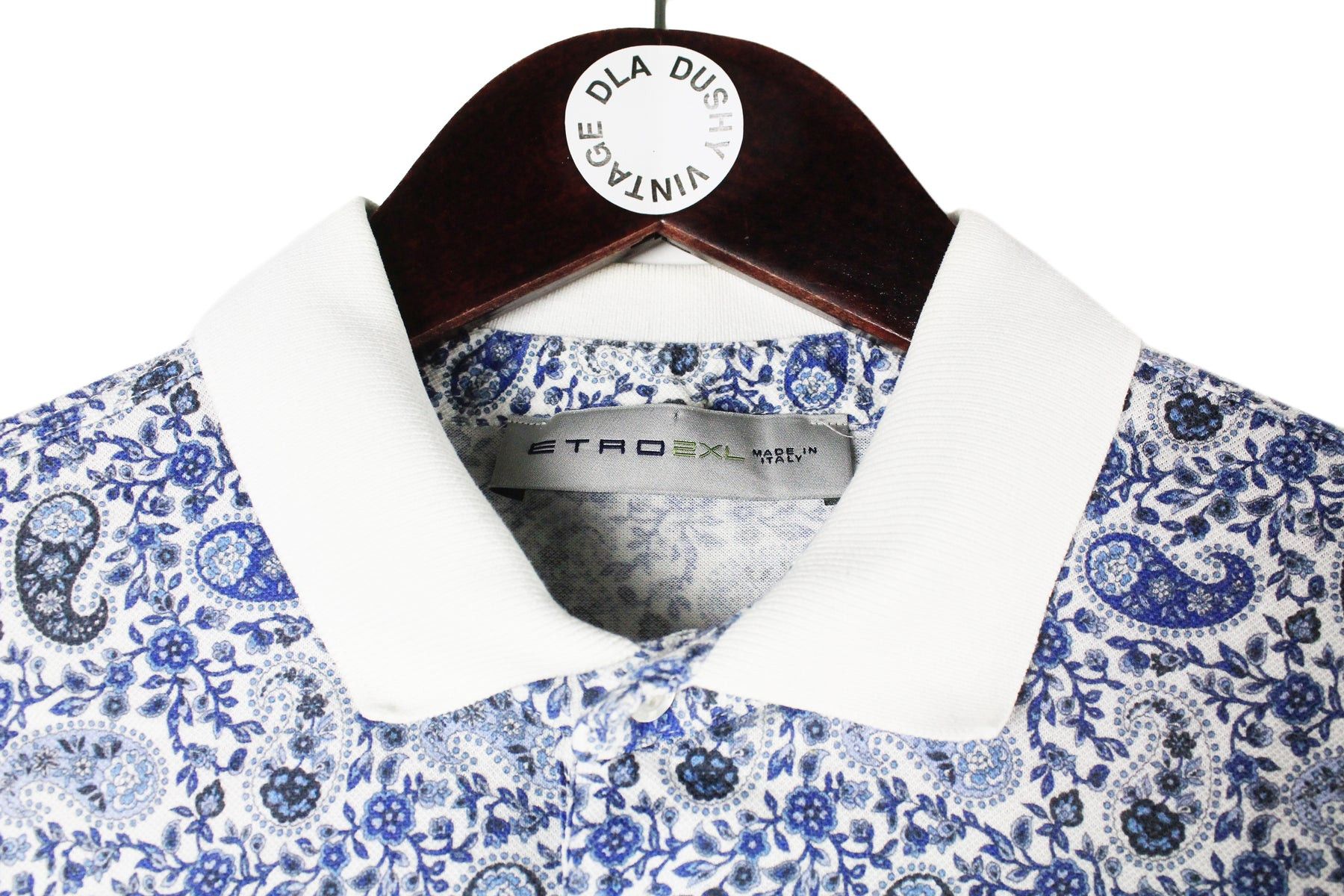 Etro Etro Polo T-Shirt XXLarge Size US XXL / EU 58 / 5 - 4 Thumbnail