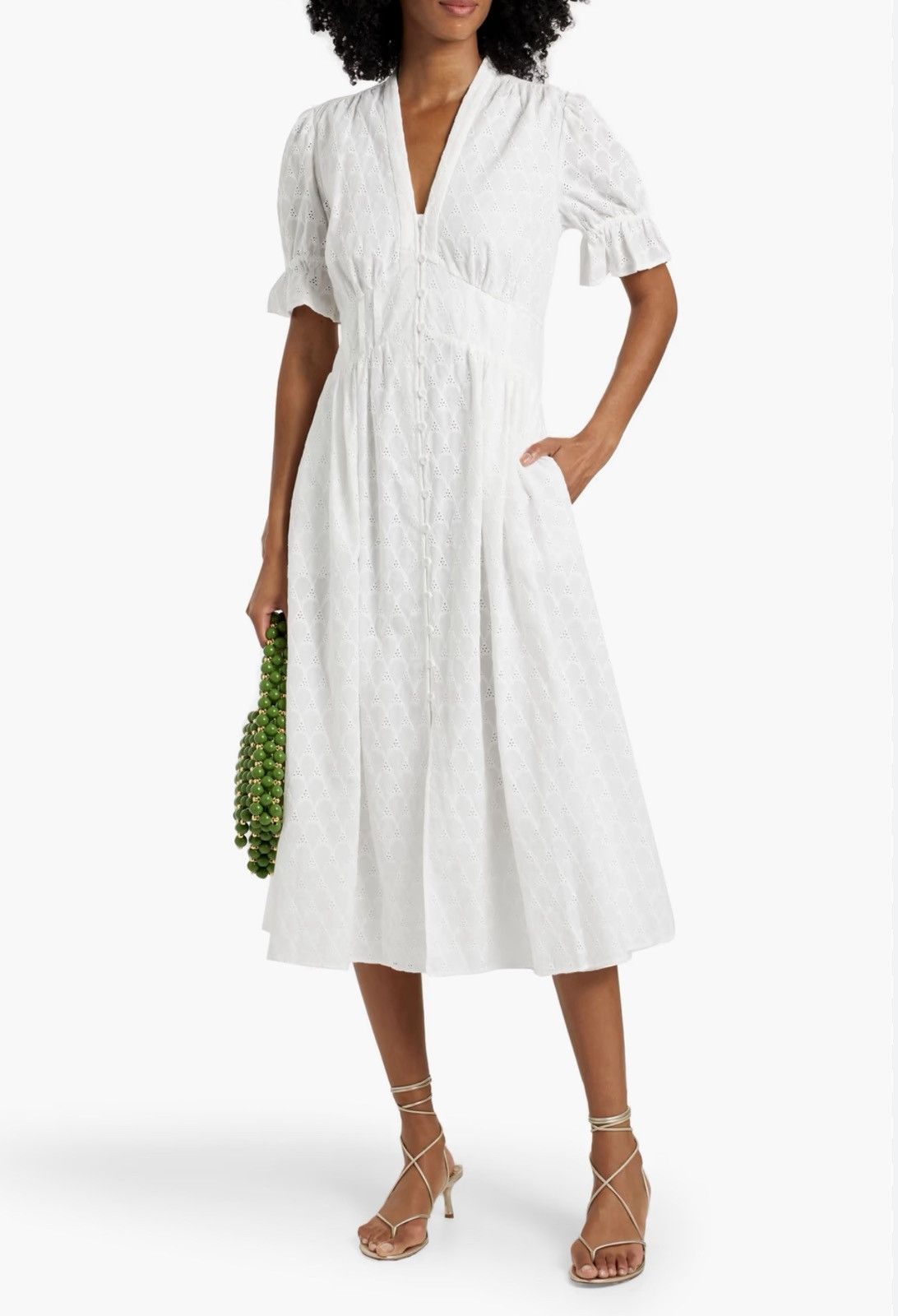 Diane von Furstenberg DIANE VON FURSTENBERG cotton midi dress Size M / US 6-8 / IT 42-44 - 2 Thumbnail