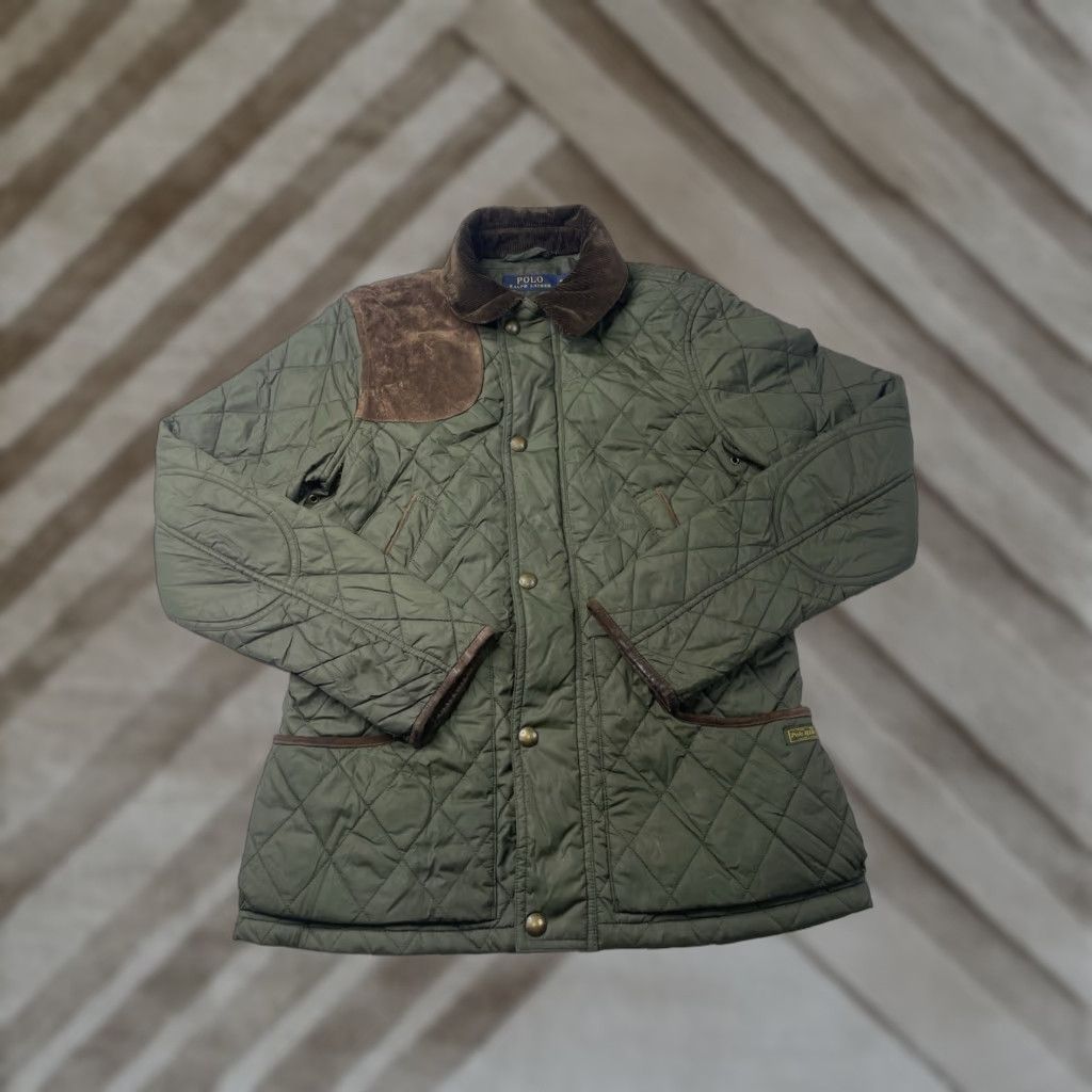 Polo Ralph Lauren Polo Ralph Lauren Womens Green Equestrian Barn Quilt Jacket Hunting Size S Hip Nylon Polyester Quilt Jacket Womens Mens? Size S / US 4 / IT 40 - 1 Thumbnail