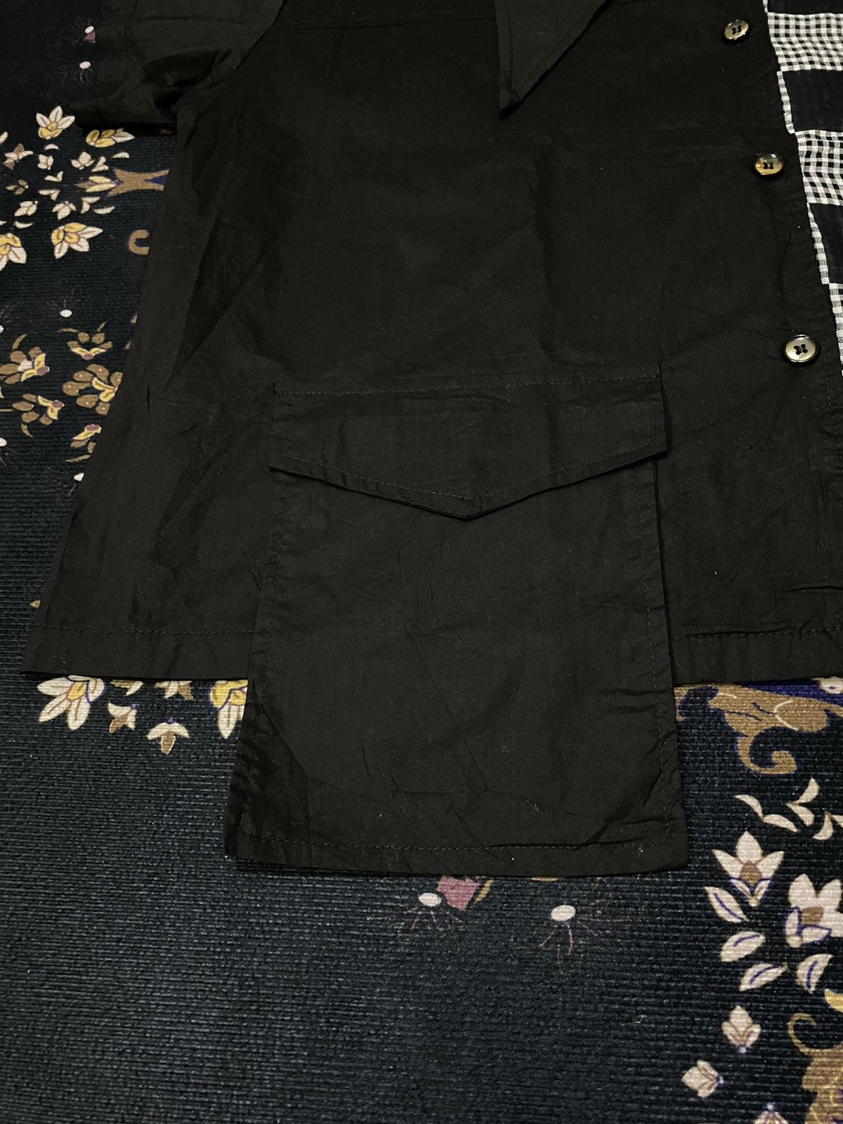 If Six Was Nine × Japanese Brand 🚨LAST🚨Y2K Rare Majo Majo Gothic Style 2 Layered Shirt Size L / US 10 / IT 46 - 4 Thumbnail