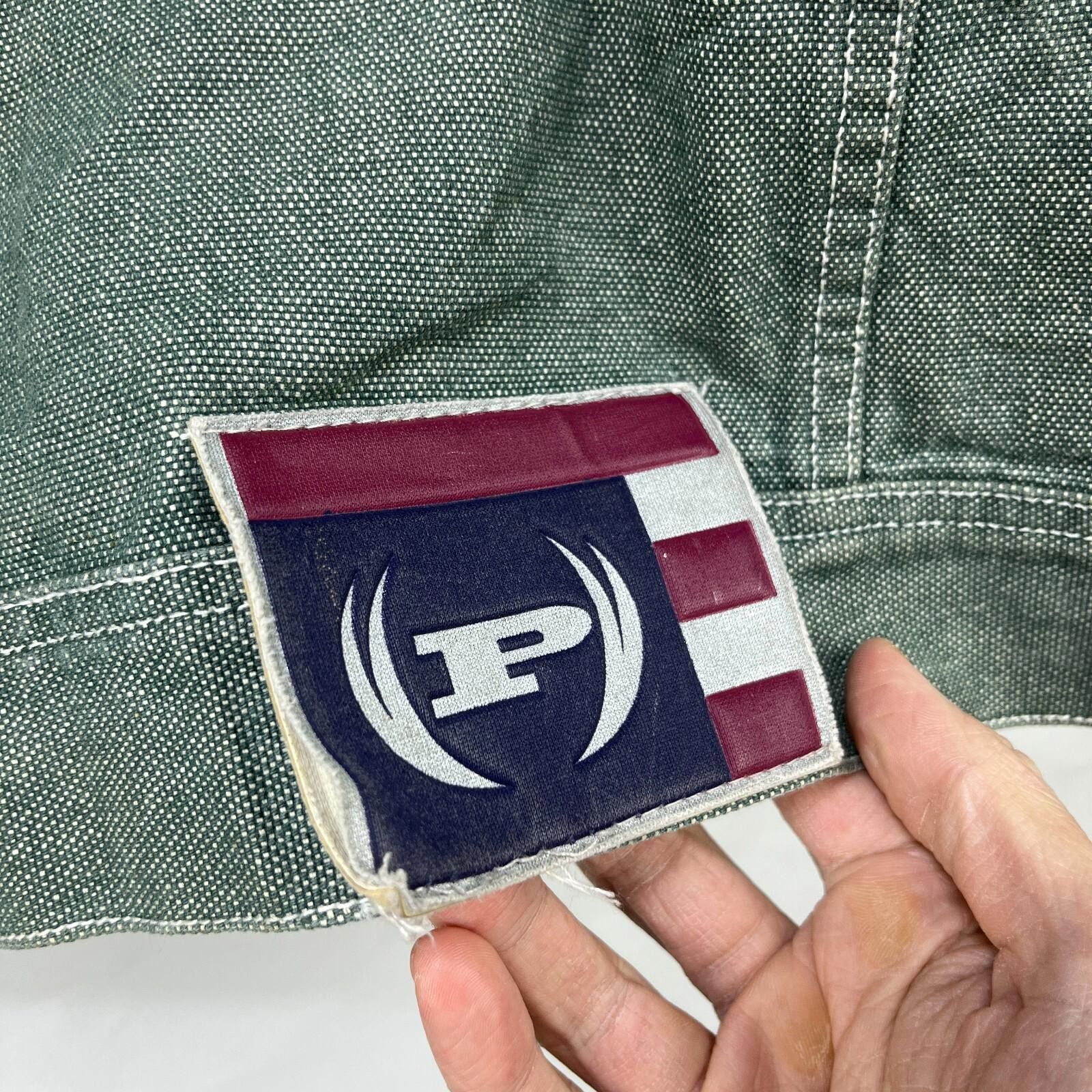 Phat Farm Vintage Y2K Phat Farm Denim Jacket Size 2XL Baggy Green Size US XXL / EU 58 / 5 - 11 Thumbnail
