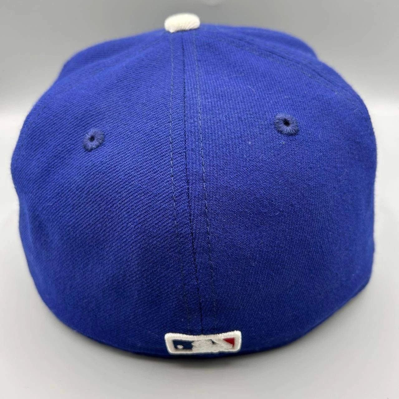 New Era Los Angeles LA Dodgers Hat Men 7 1/8 Blue MLB Fitted Cap Size ONE SIZE - 8 Thumbnail