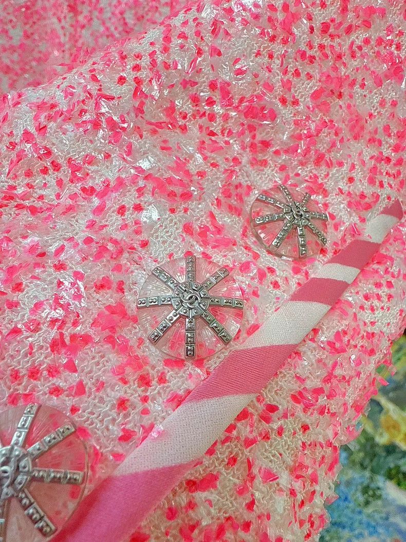 Chanel Chanel Roof series fluorescent pink soft tweed four-pocket Size XS / US 0-2 / IT 36-38 - 4 Thumbnail