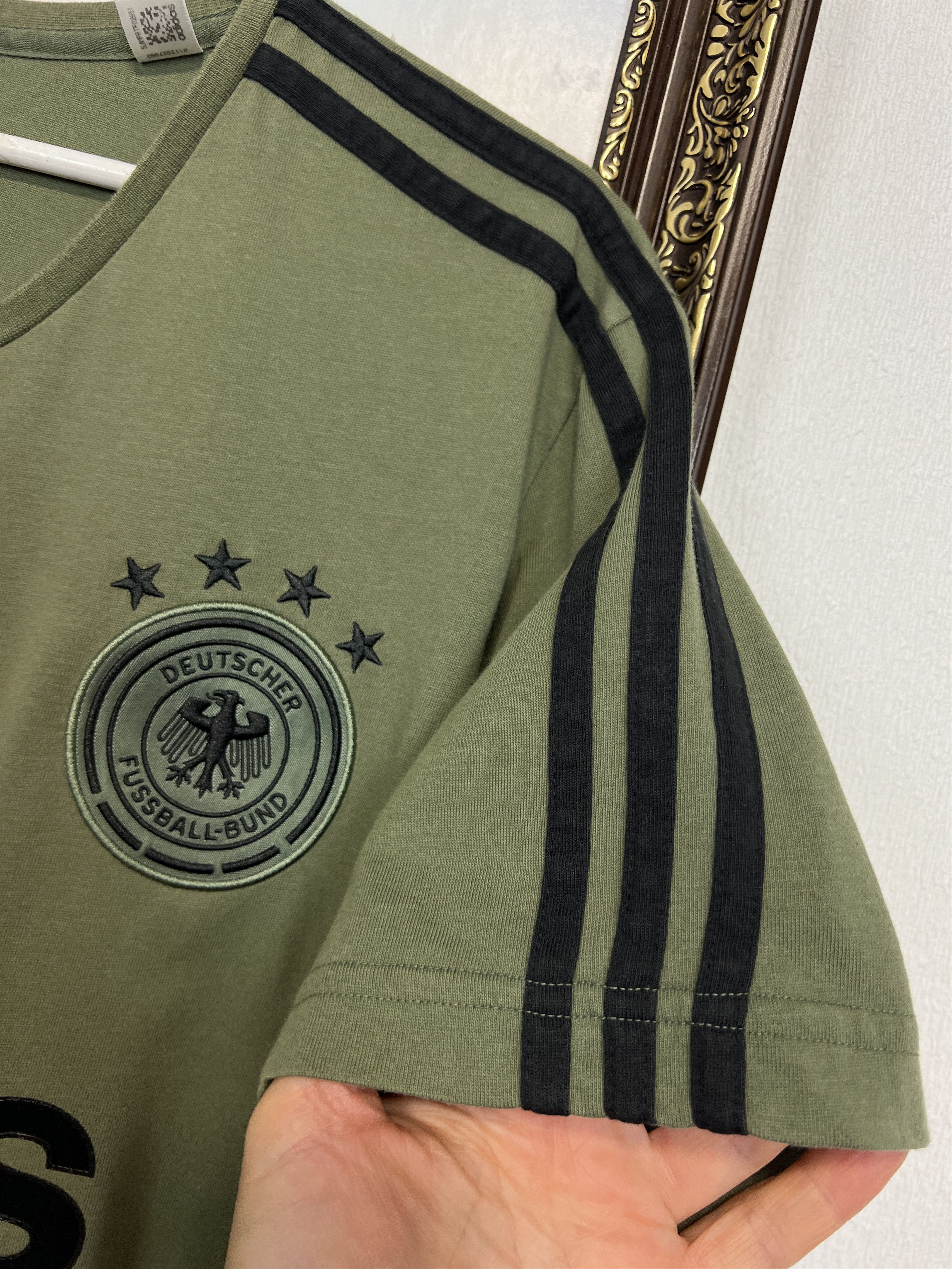 Adidas Germany Football Player Issue Train Shirt Soccer Jersey Size US XL / EU 56 / 4 - 4 Thumbnail