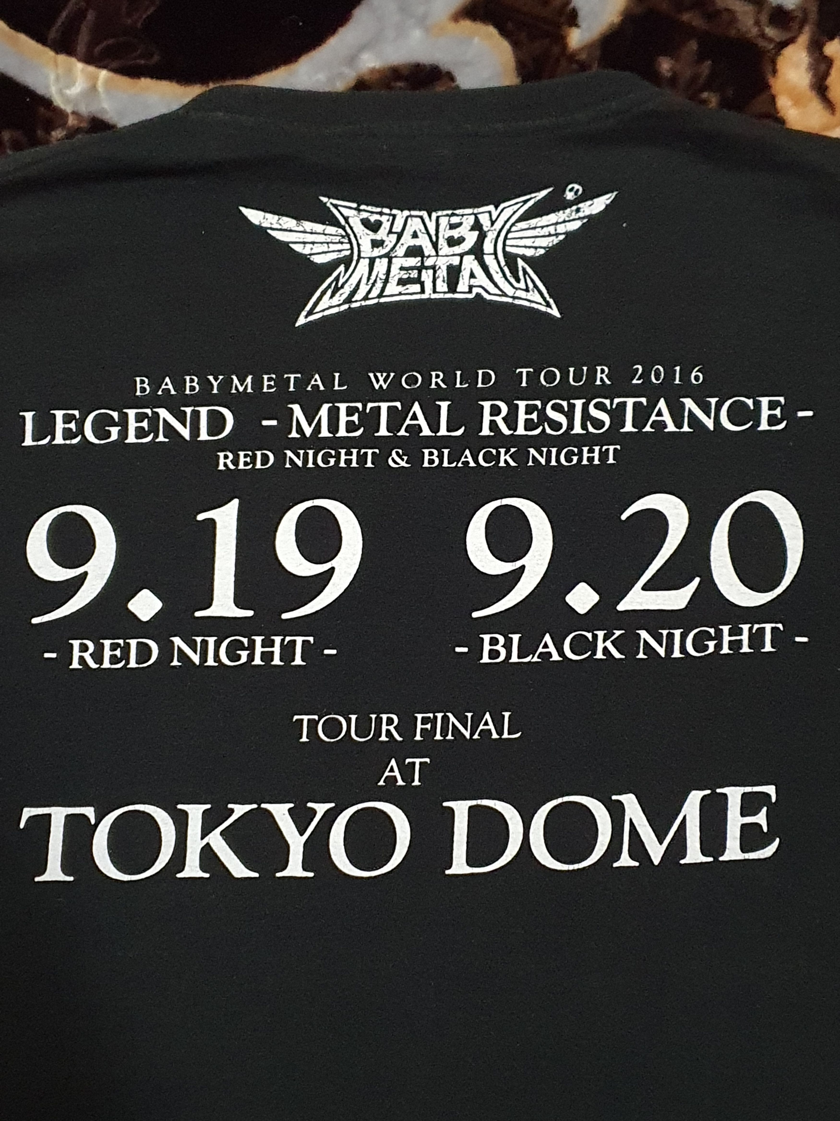 Band Tees × Japanese Brand Baby Metal Band Tour T-shirt Size US S / EU 44-46 / 1 - 6 Thumbnail