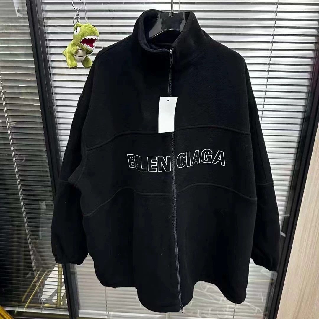 Balenciaga Balenciaga Wool Splicing Charge Jacket Size US L / EU 52-54 / 3 - 1 Thumbnail
