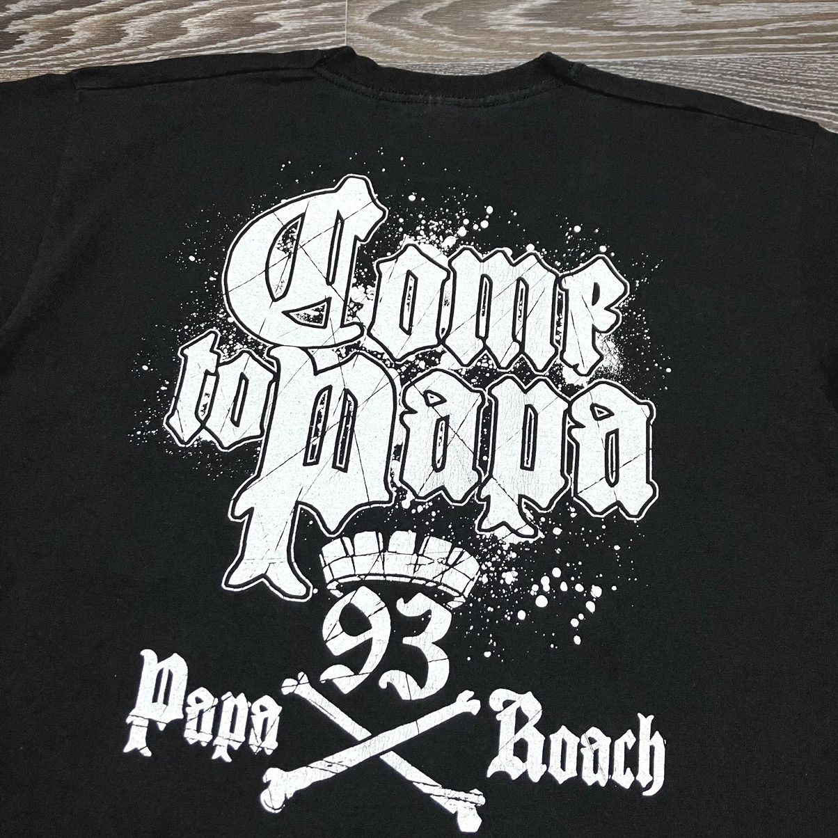Band Tees PAPA ROACH Come To Papa Skull Doubleside Graphic T-shirt Size US S / EU 44-46 / 1 - 4 Thumbnail