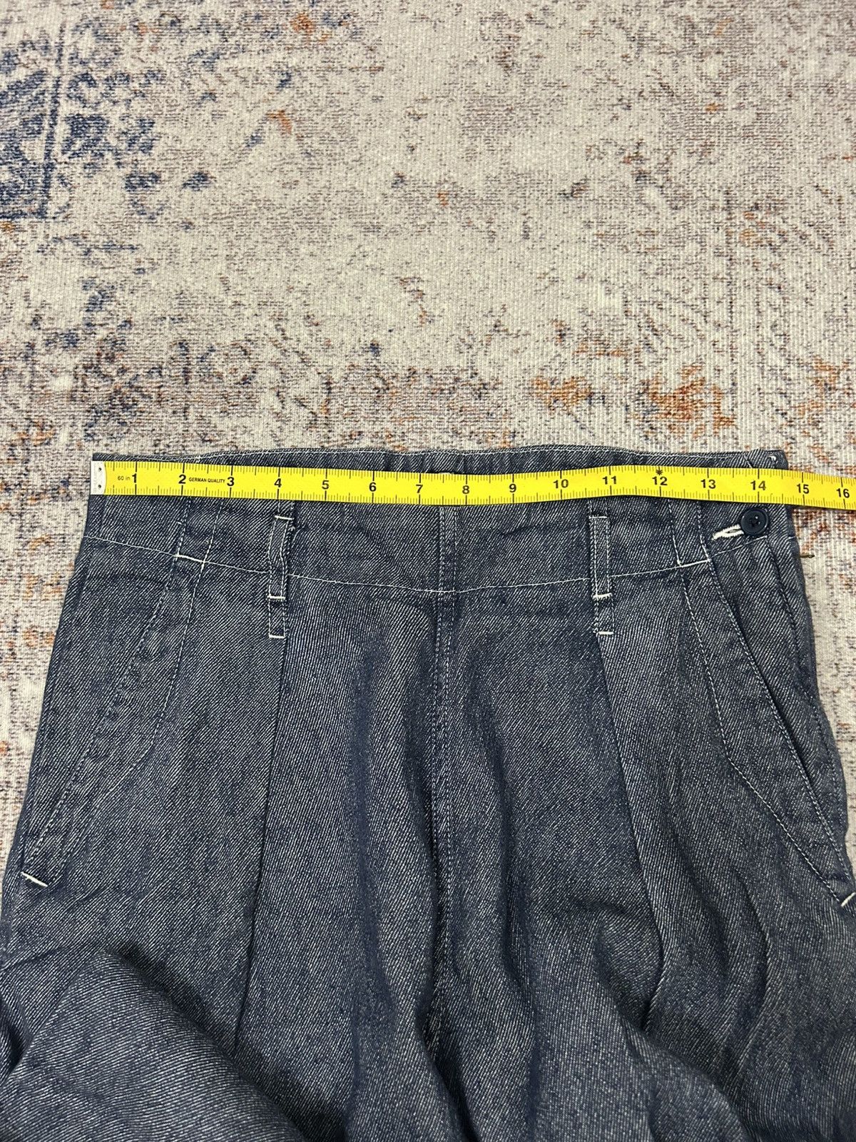Japanese Brand × Yohji Yamamoto Coen Japan Baggy Jeans Left Side Zipper yohji style Size US 29 - 13 Thumbnail