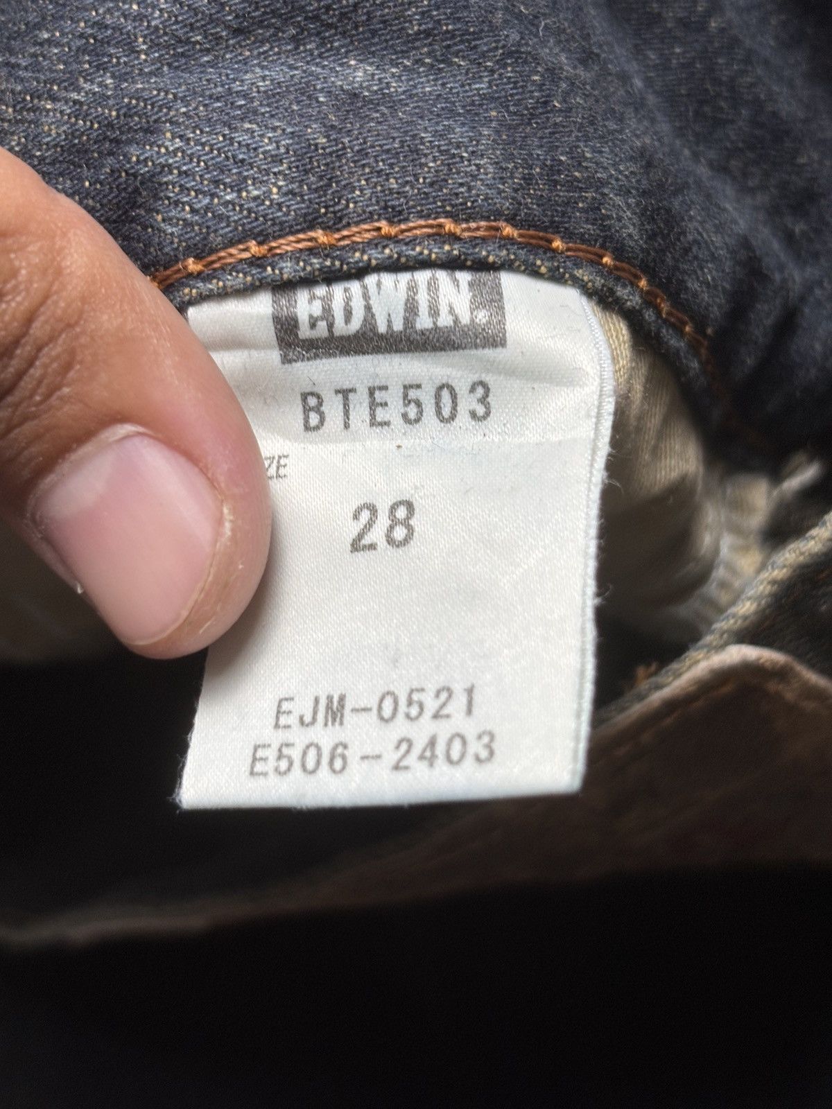 Edwin 2000s Edwin Japan Western Mud Wash Jeans Size US 29 - 8 Thumbnail