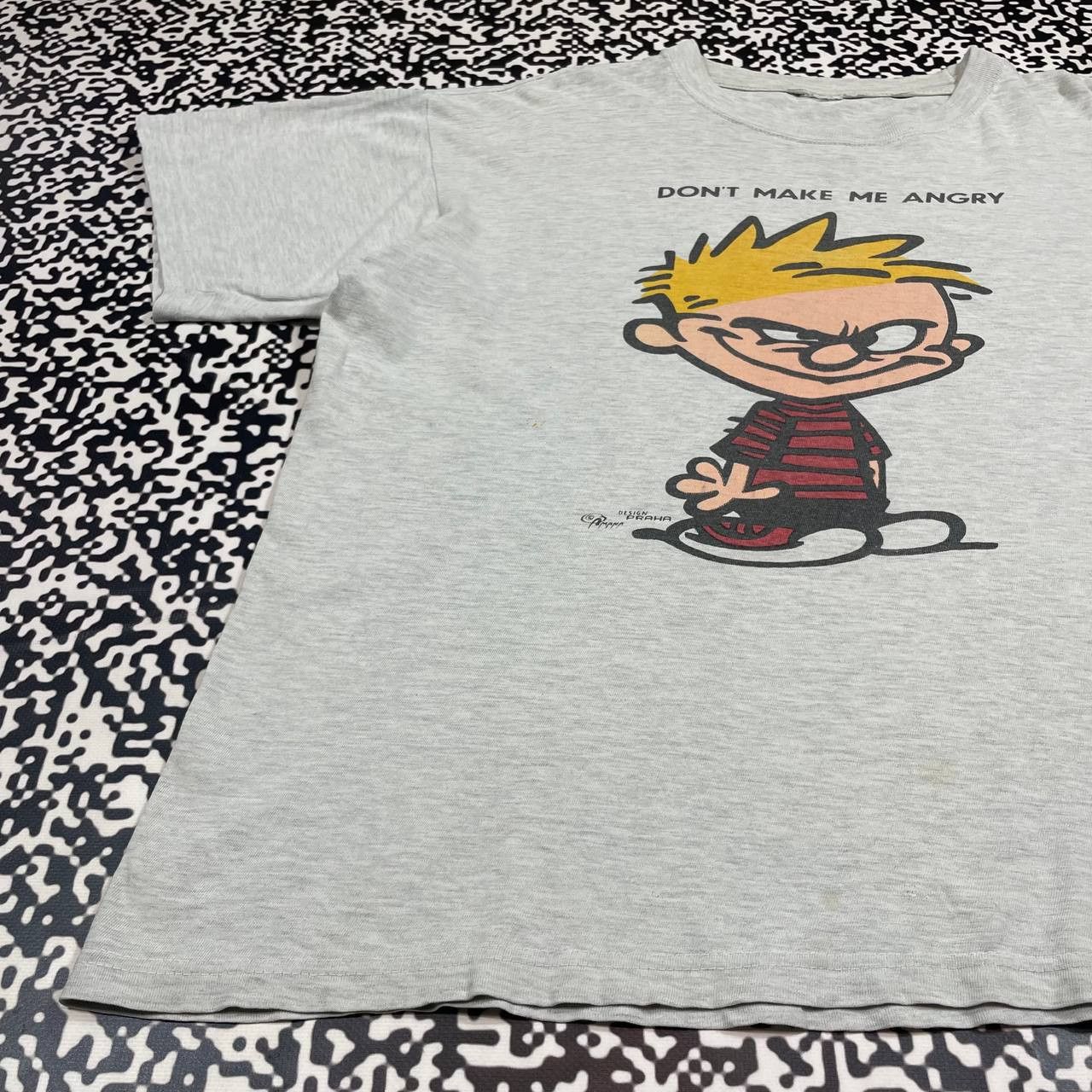 Vintage Vintage 90s Art Humor Dont Make Me Angry Retro T-shirt Size US XL / EU 56 / 4 - 7 Thumbnail