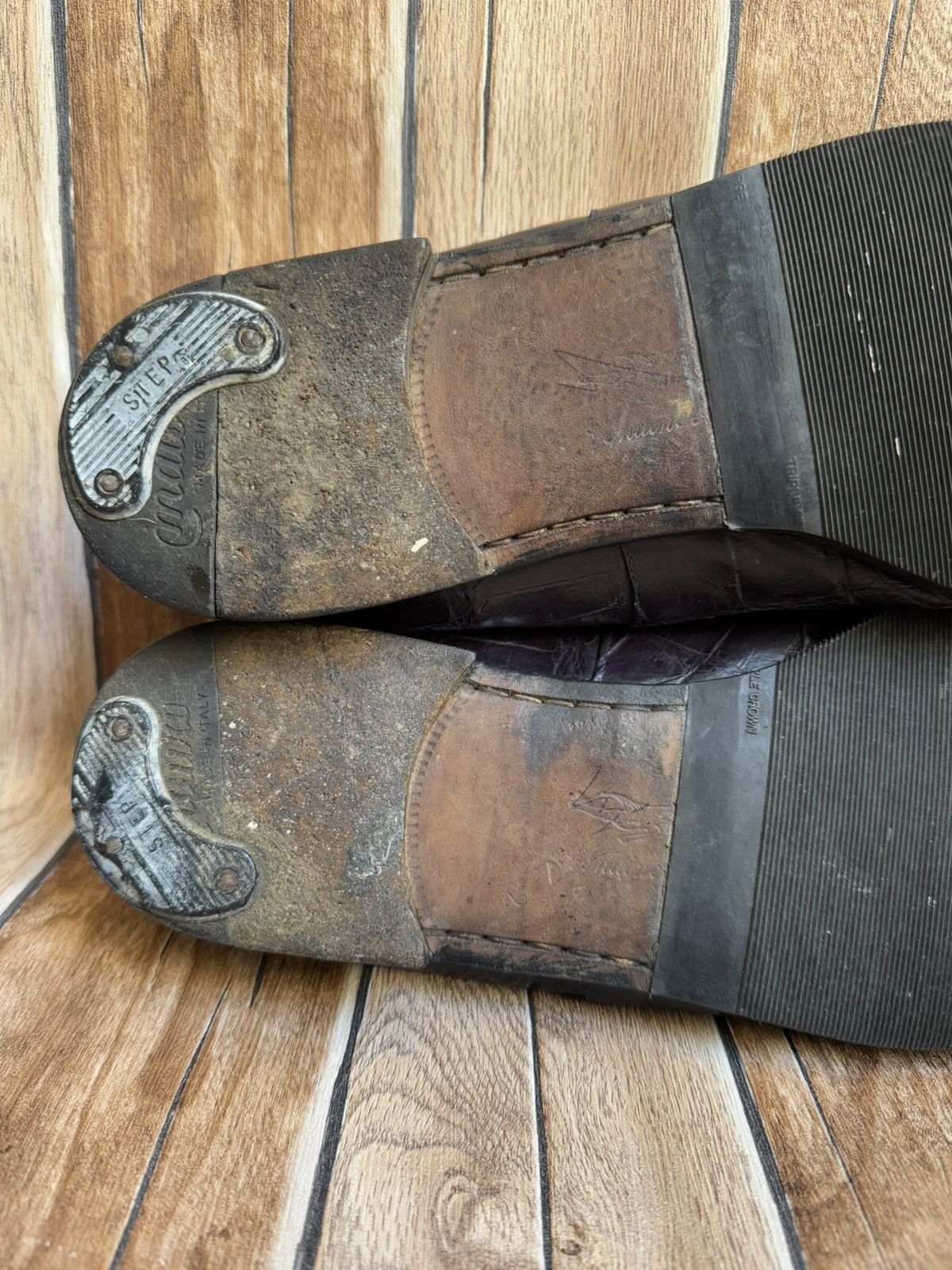 Genuine Leather × Mauri Genuine alligator skin single monk Size US 12 / EU 45 - 13 Thumbnail