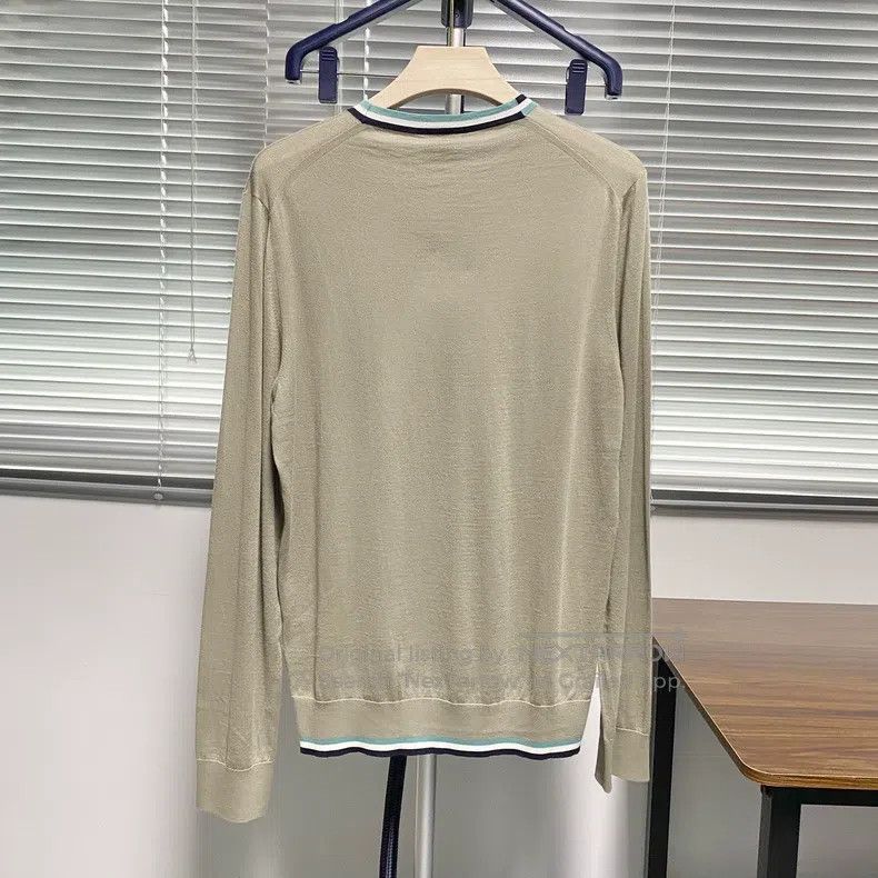 Hermes Hermes Knit Sweater - 23 Fall/Winter - Contrasting Ribbed Size US L / EU 52-54 / 3 - 2 Thumbnail