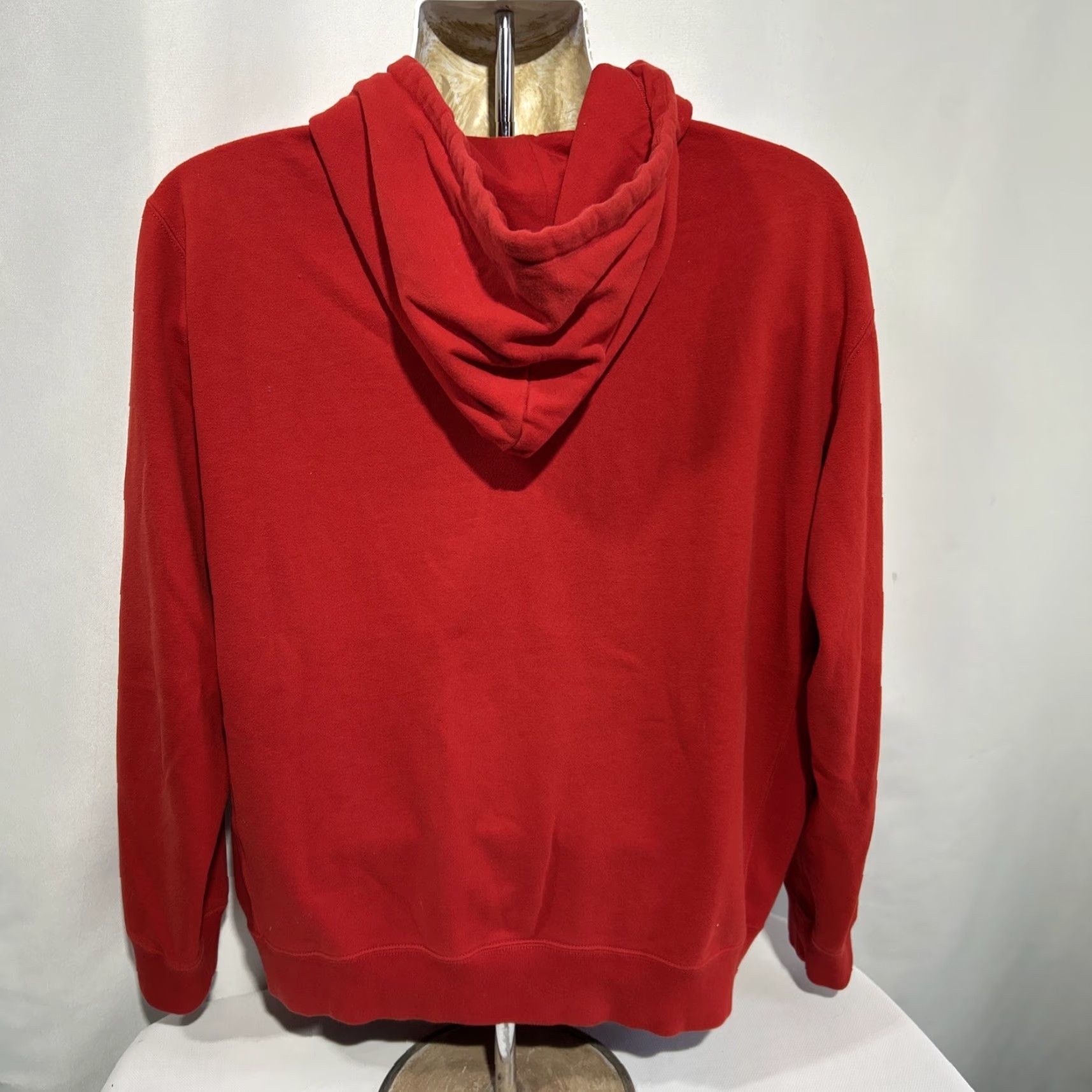 Polo Ralph Lauren Polo Ralph Lauren Hoodie Mens Large Red Full Zip Fleece Sweatshirt Pony Logo Size US L / EU 52-54 / 3 - 3 Thumbnail