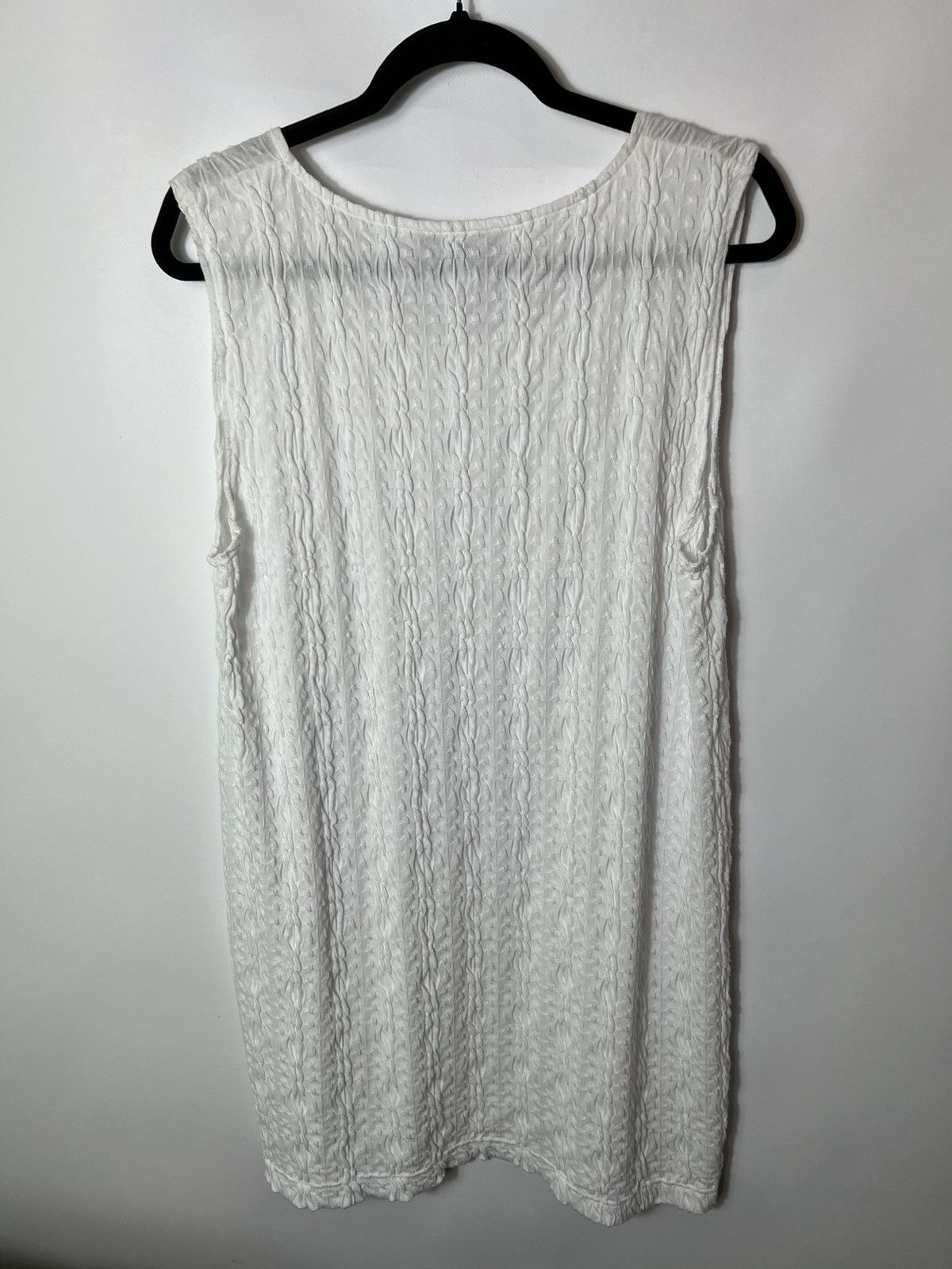 Vintage Vintage Gudrun Grenz Germany Designer White Dress Size XXL / US 16-18 / IT 52-54 - 9 Thumbnail