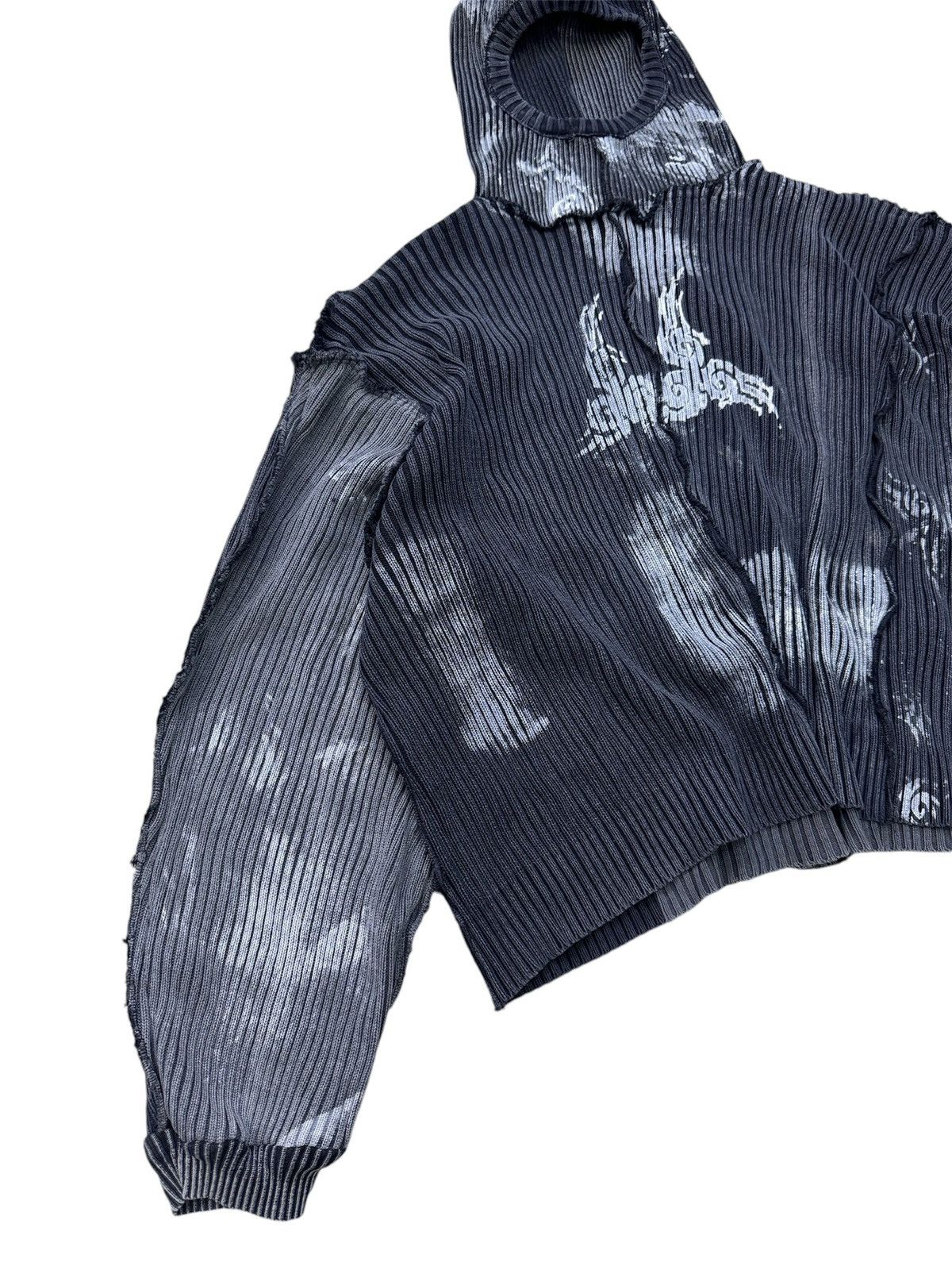 Hysteric Glamour × Japanese Brand ARCHIVE PRINTED HOODIE L.G.B. Style SWEATER RIPPED Size US L / EU 52-54 / 3 - 2 Thumbnail