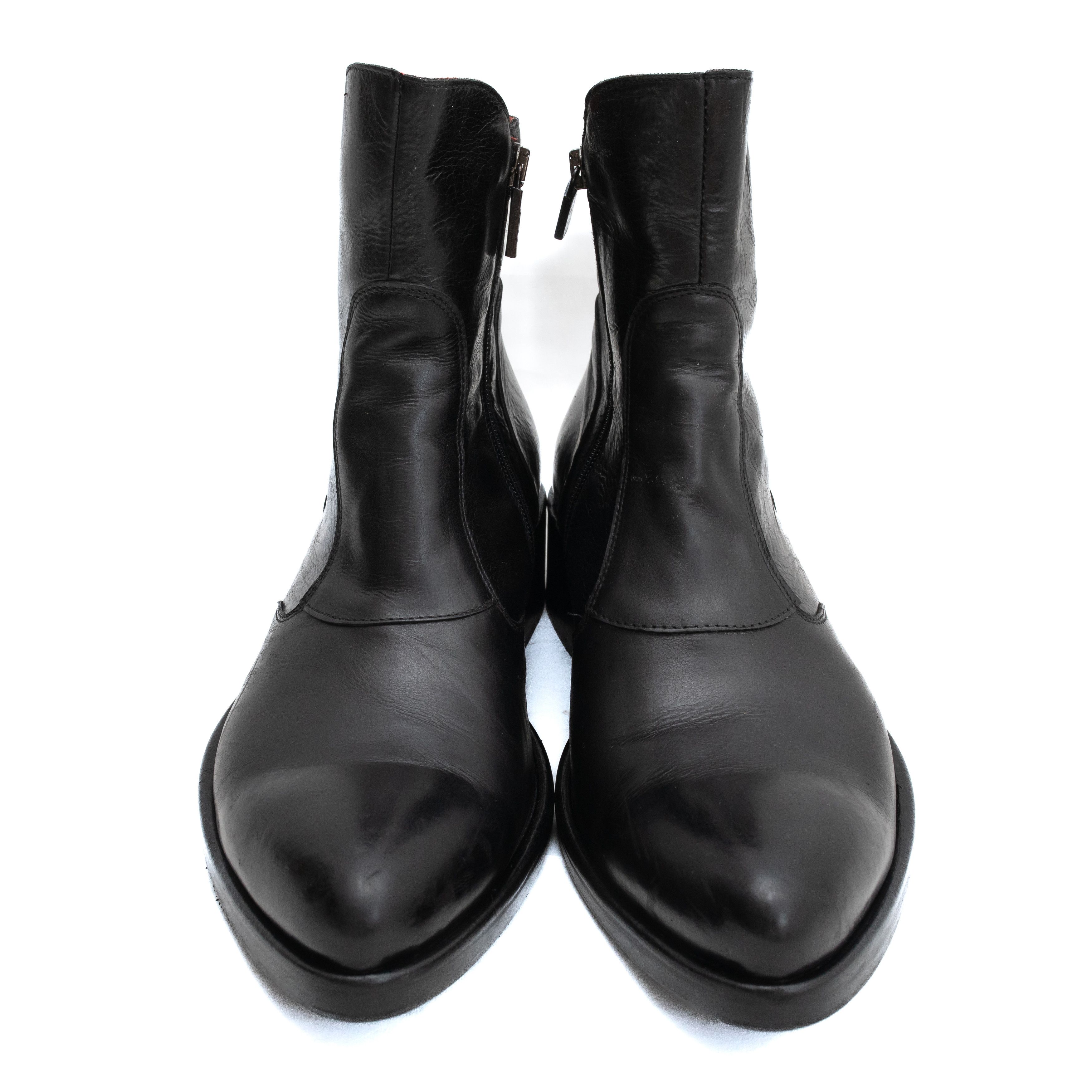 Jo Ghost JO GHOST Leather Zip Up Boots Size US 8 / EU 41 - 4 Thumbnail