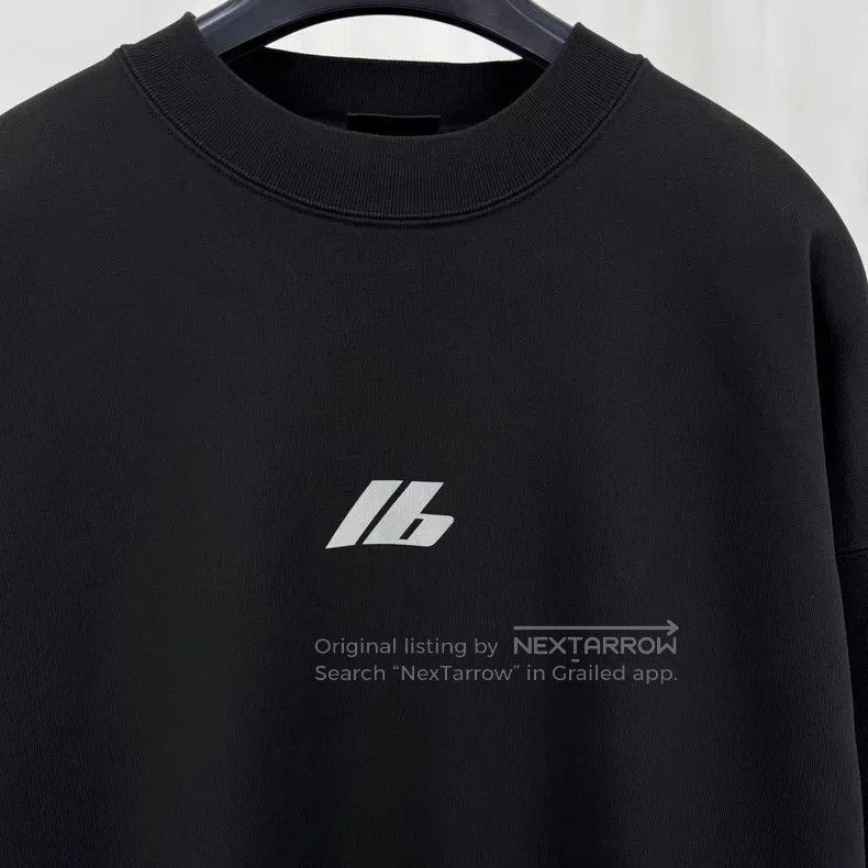 Balenciaga Balenciaga Reflective Letter Printed Sweatshirt Size US S / EU 44-46 / 1 - 3 Thumbnail