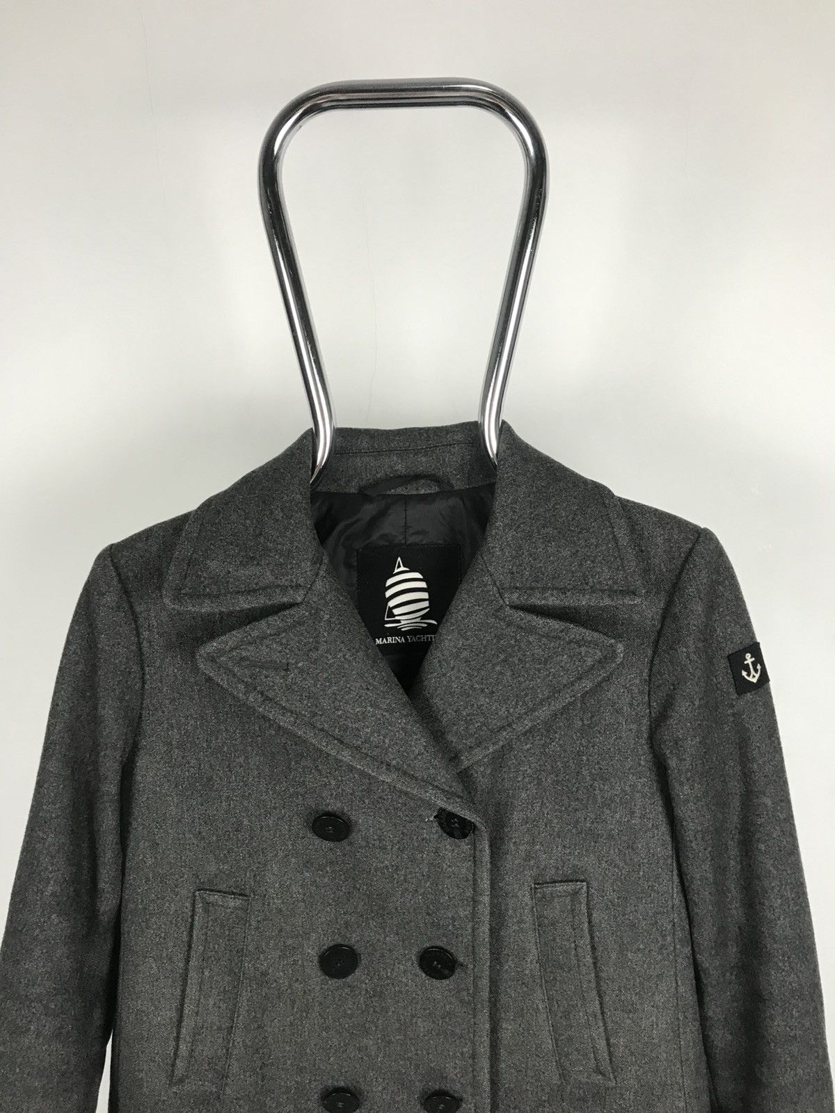 Designer Men’s S/46,Marina Yachting Wool Double Boarder Coat,Jacket Size US S / EU 44-46 / 1 - 4 Thumbnail