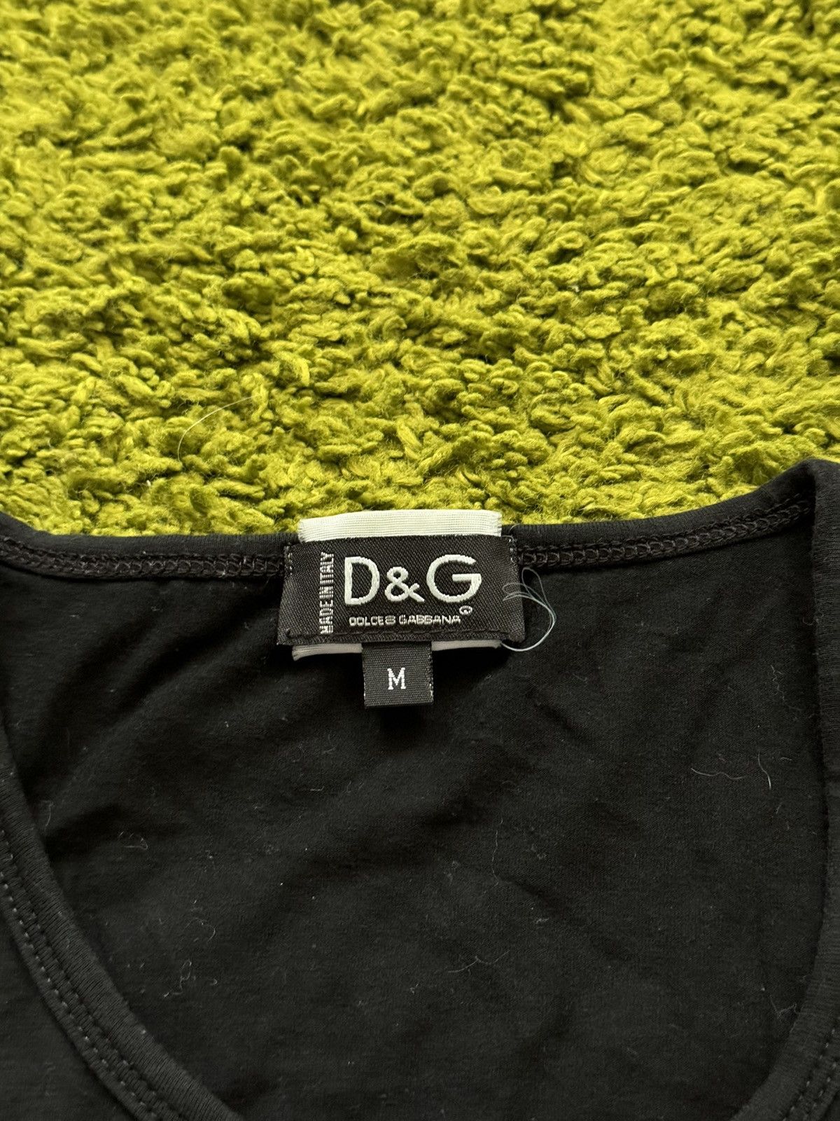 Designer × Dolce & Gabbana × Vintage Dolce & Gabbana D&G 2000s vintage Y2K mesh longsleeve Size M / US 6-8 / IT 42-44 - 3 Thumbnail