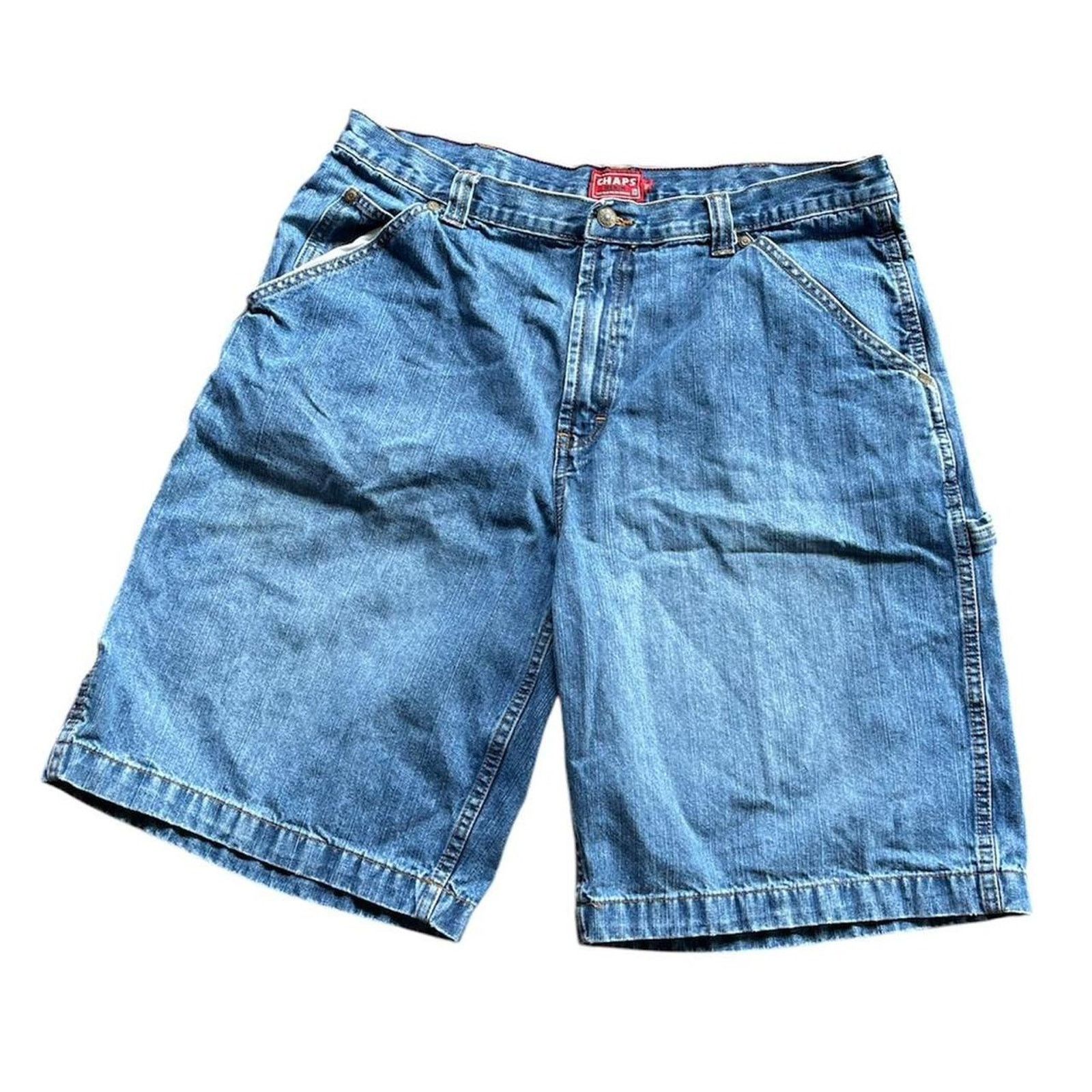 Chaps Vintage Baggy Chaps Denim Jorts Size US 36 / EU 52 - 2 Thumbnail