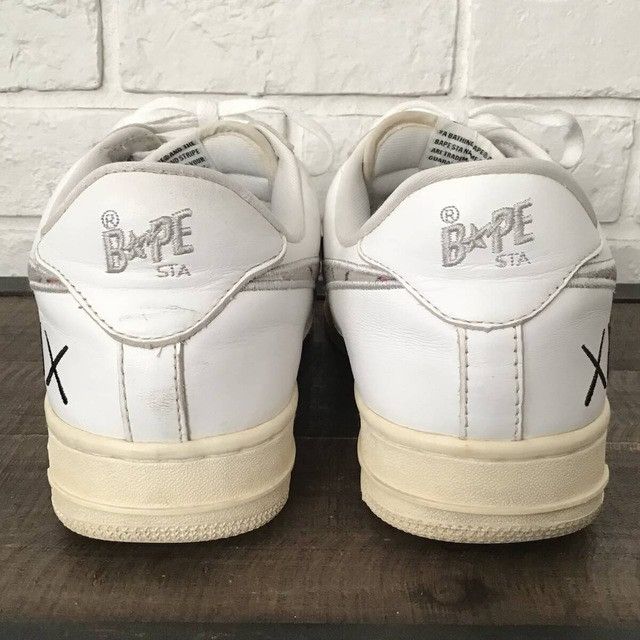 Bape × Kaws × Nigo KAWS × BAPE STA Leather Sneakers a bathing ape star NIGO Size US 11 / EU 44 - 5 Thumbnail