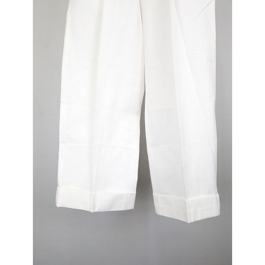 Bottega Veneta o1rshd1 Pants Fluid Slik Suiting in White Size US 32 / EU 48 - 5 Thumbnail