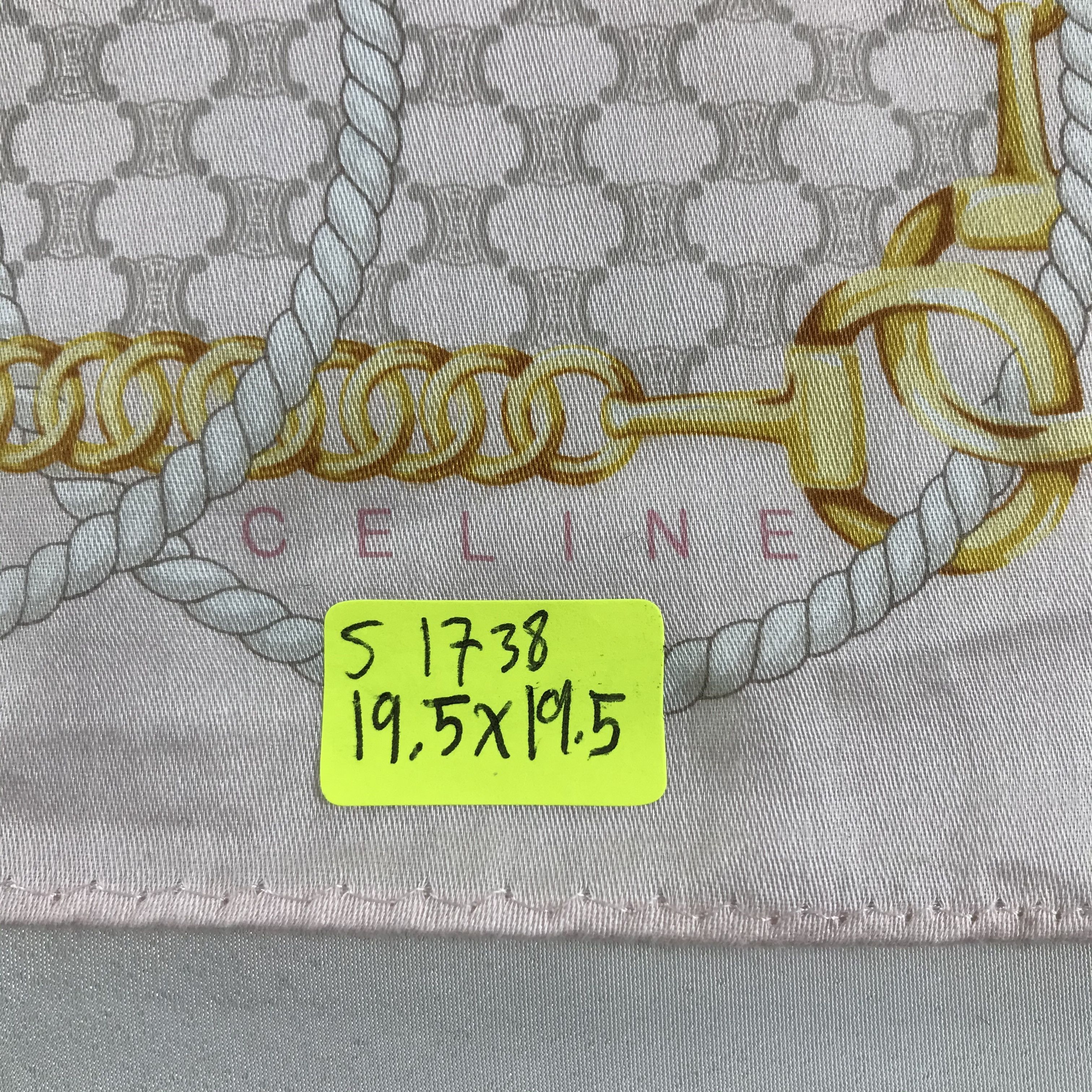 Celine × Vintage Celine Bandana / Handkerchief / Neckerchief - S1738 Size ONE SIZE - 5 Thumbnail